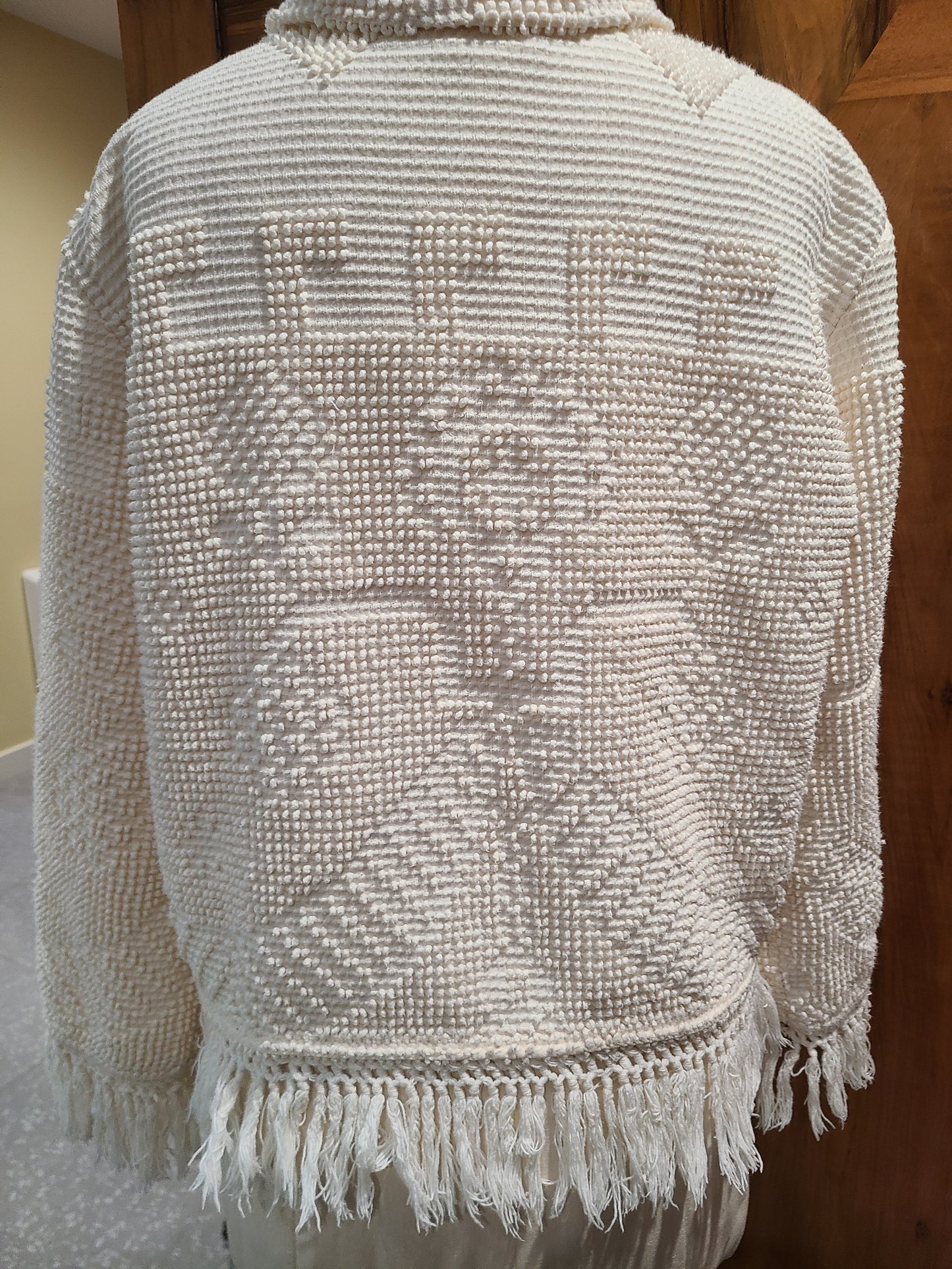 Chenille Chore with Fringe