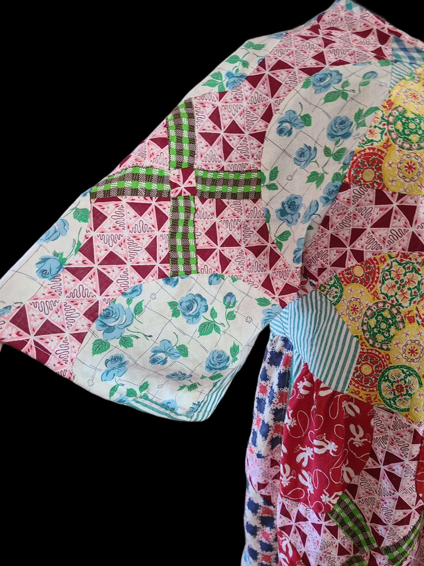 Quilt Top Maxi Dress
