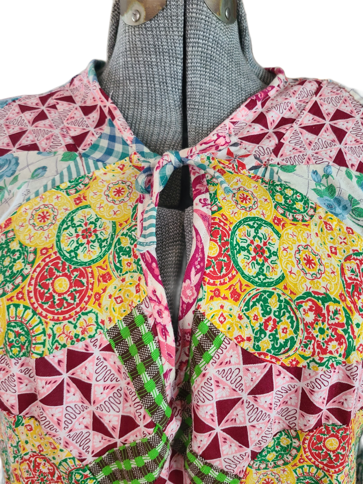 Quilt Top Maxi Dress