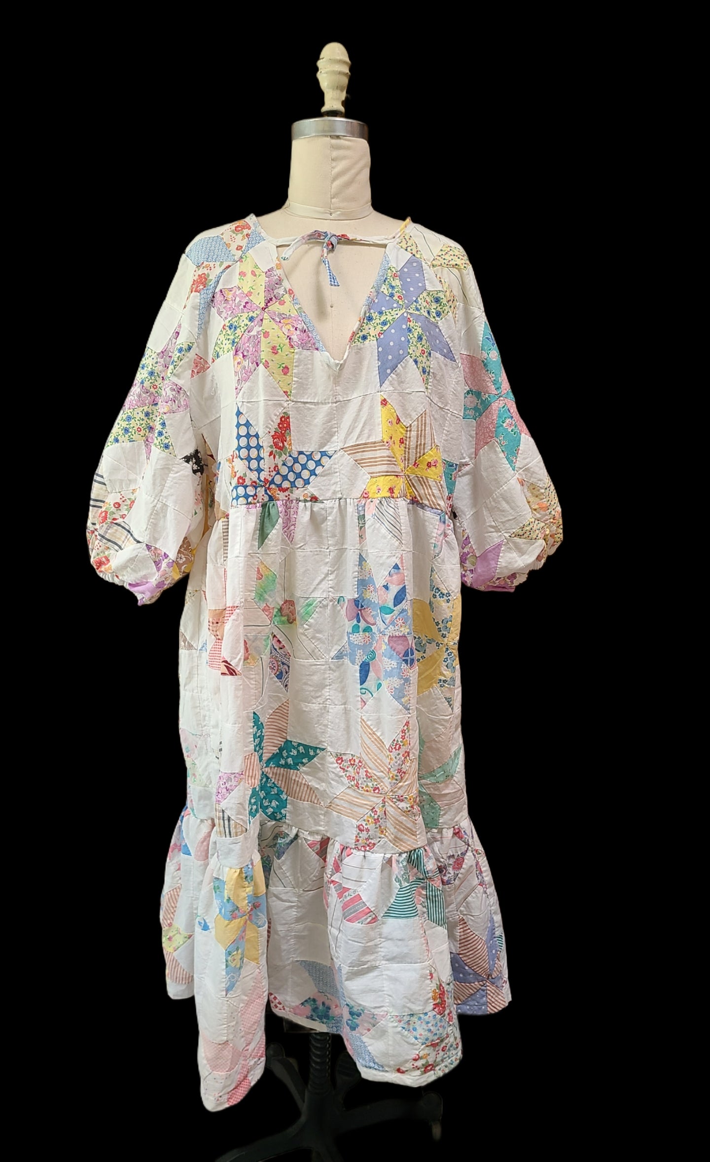 Star Quilt Top Maxi Dress