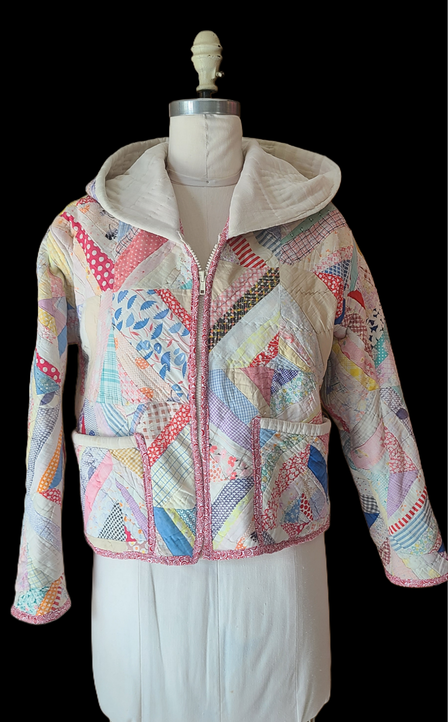 Cropped Chore Spiderweb Quilt