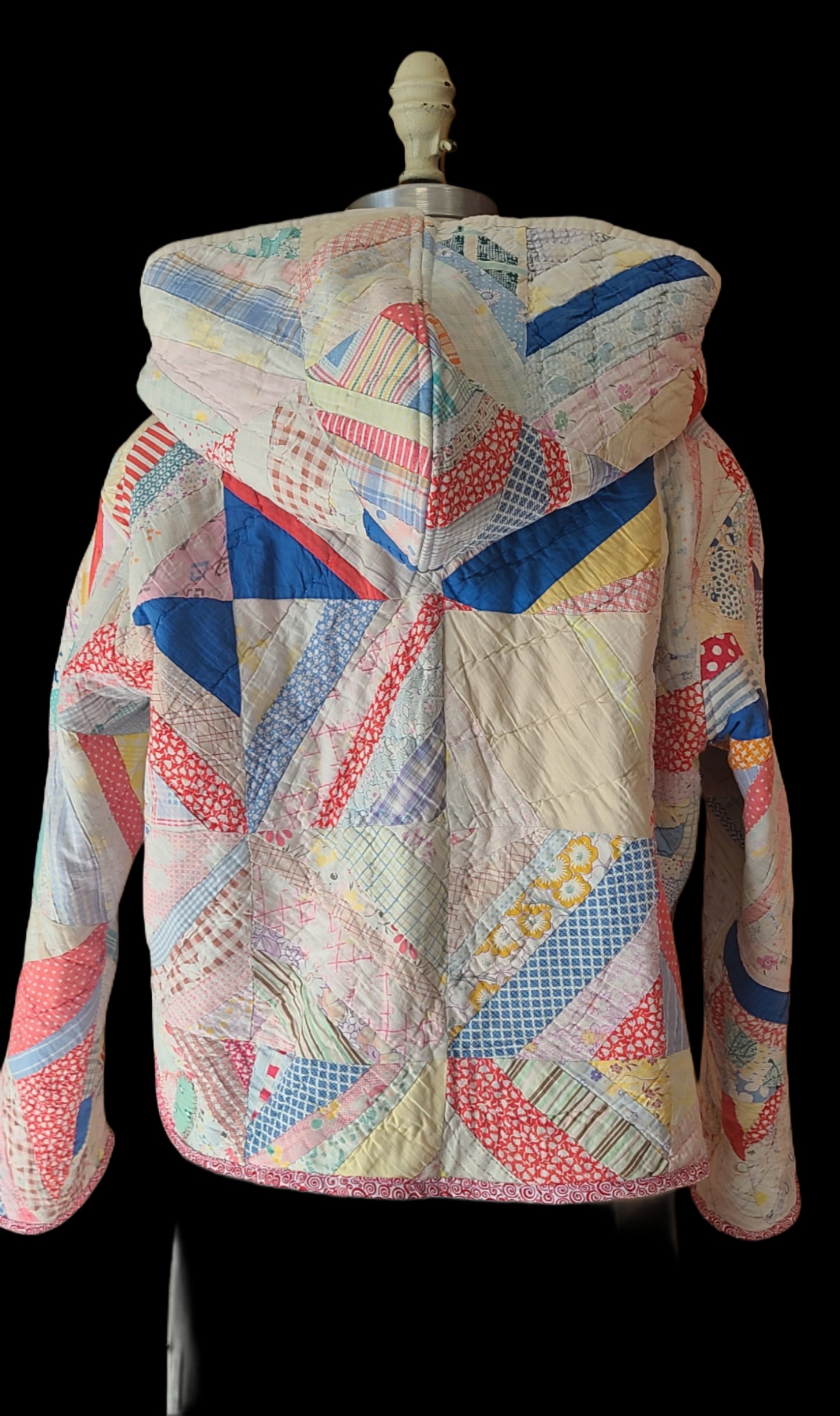 Cropped Chore Spiderweb Quilt