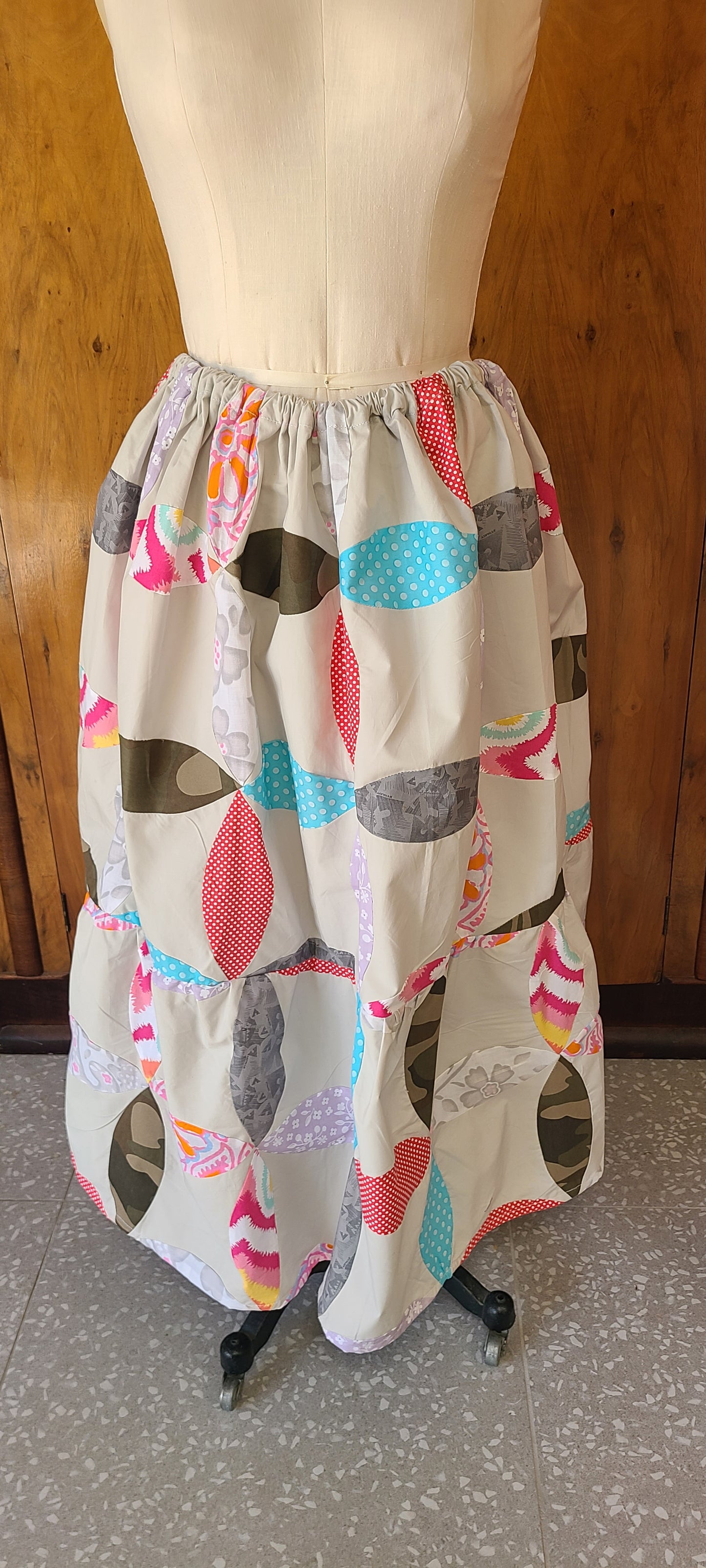 Quilt Top Maxi Skirt