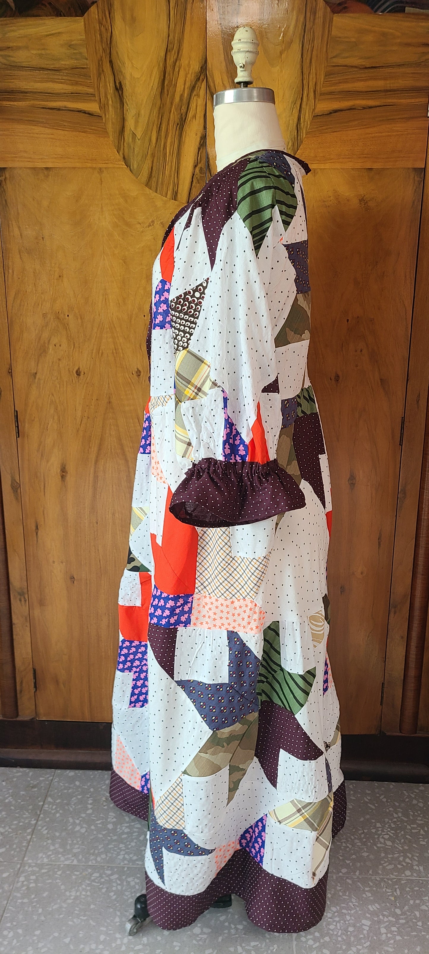 Star Quilt Top Maxi Dress
