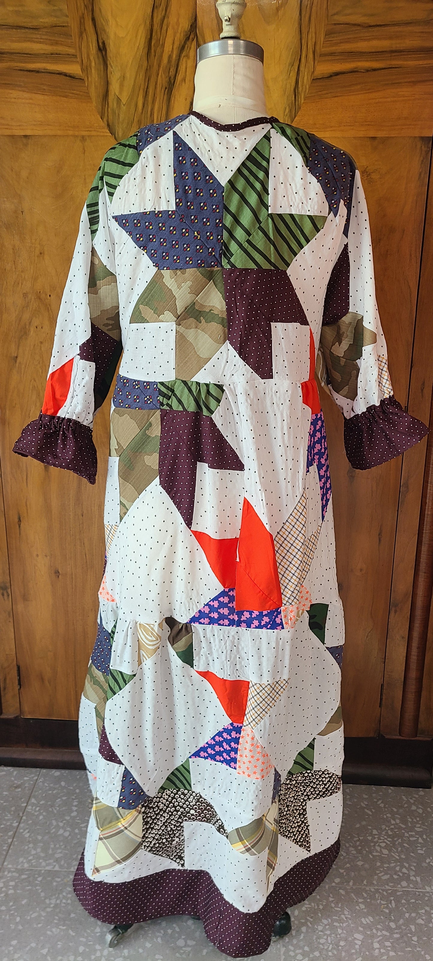 Star Quilt Top Maxi Dress