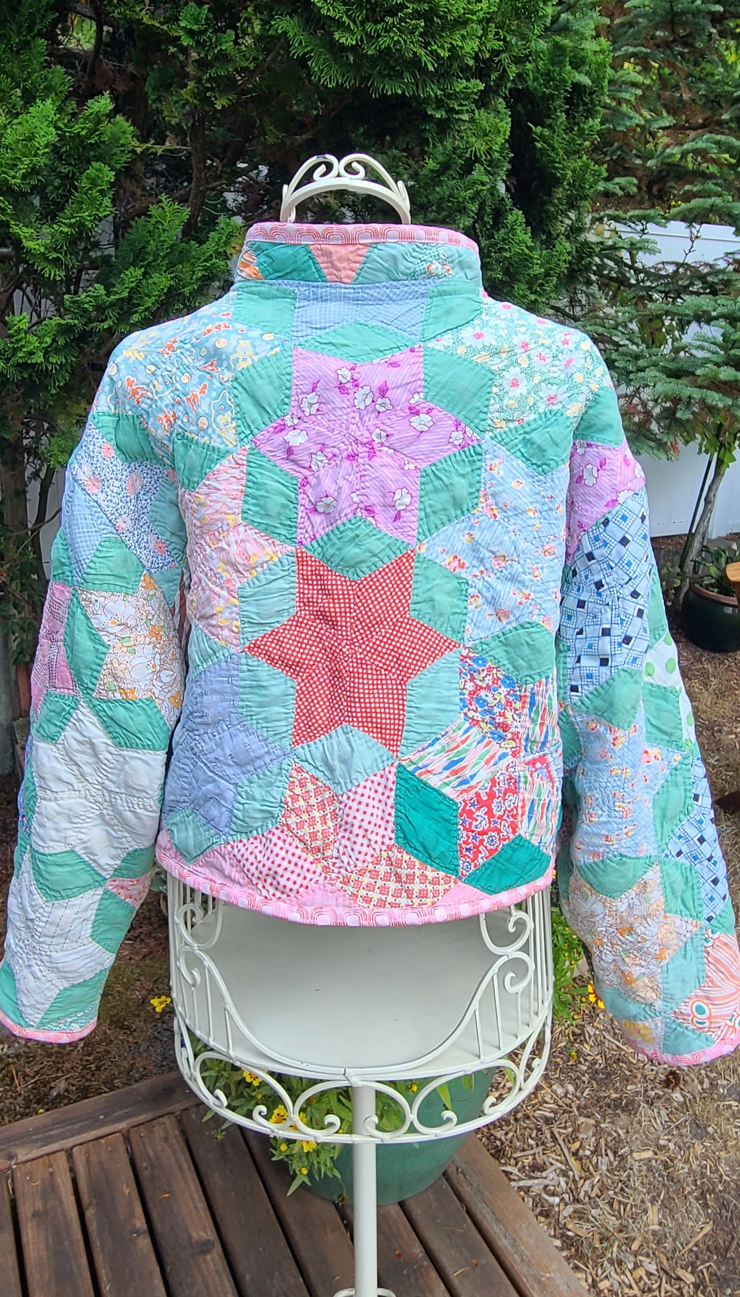 Star Quilt cropped chore
