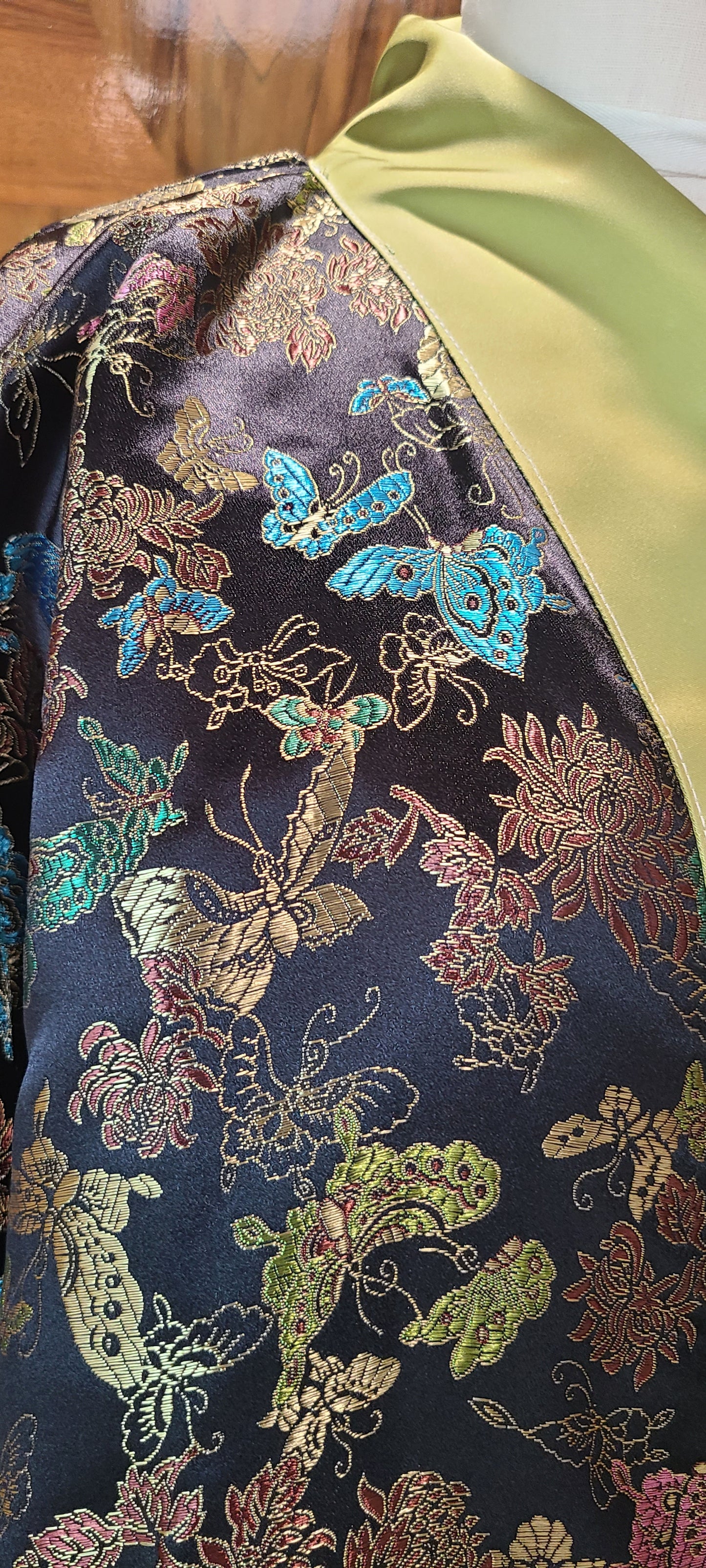 Silk and Satin Harper Style Jacket