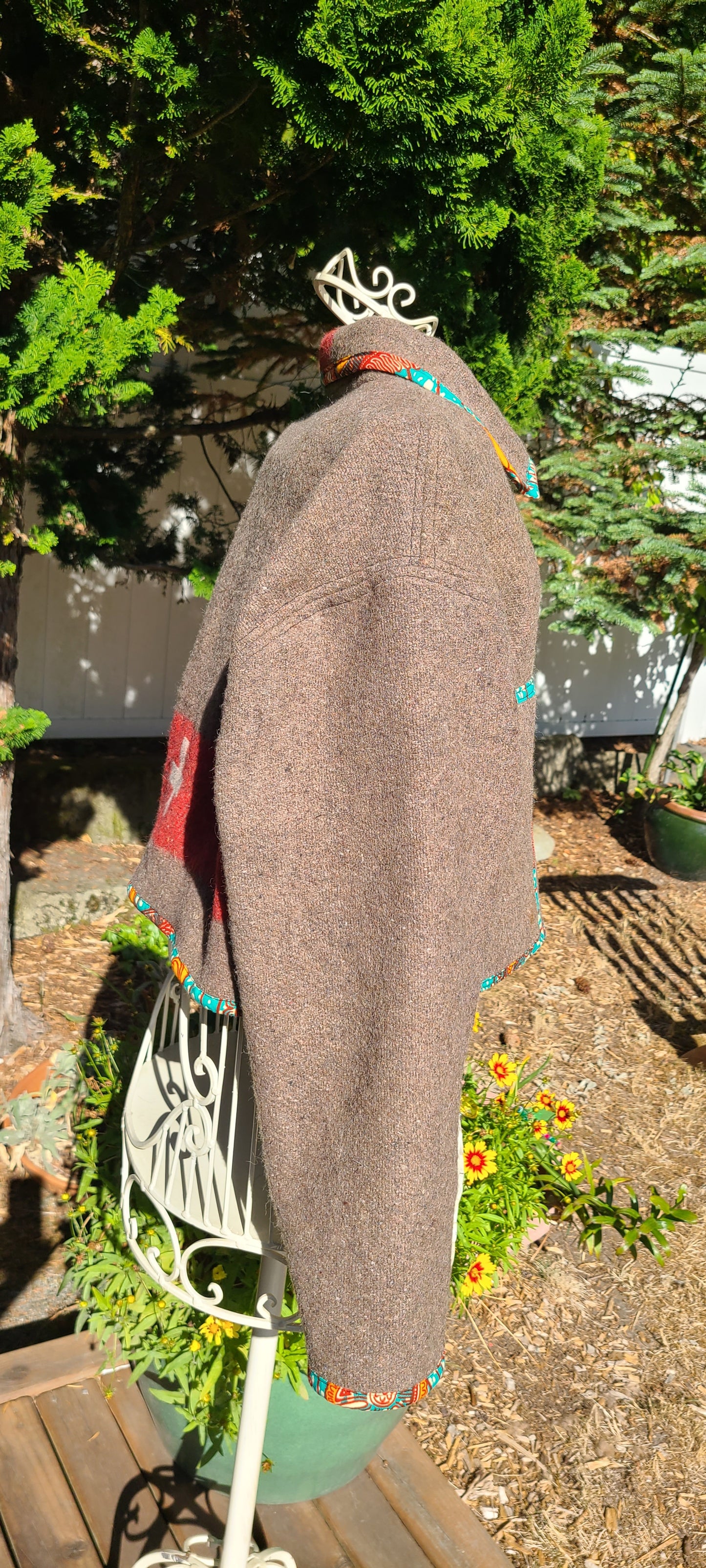 Swiss Army Cropped Wool Chore