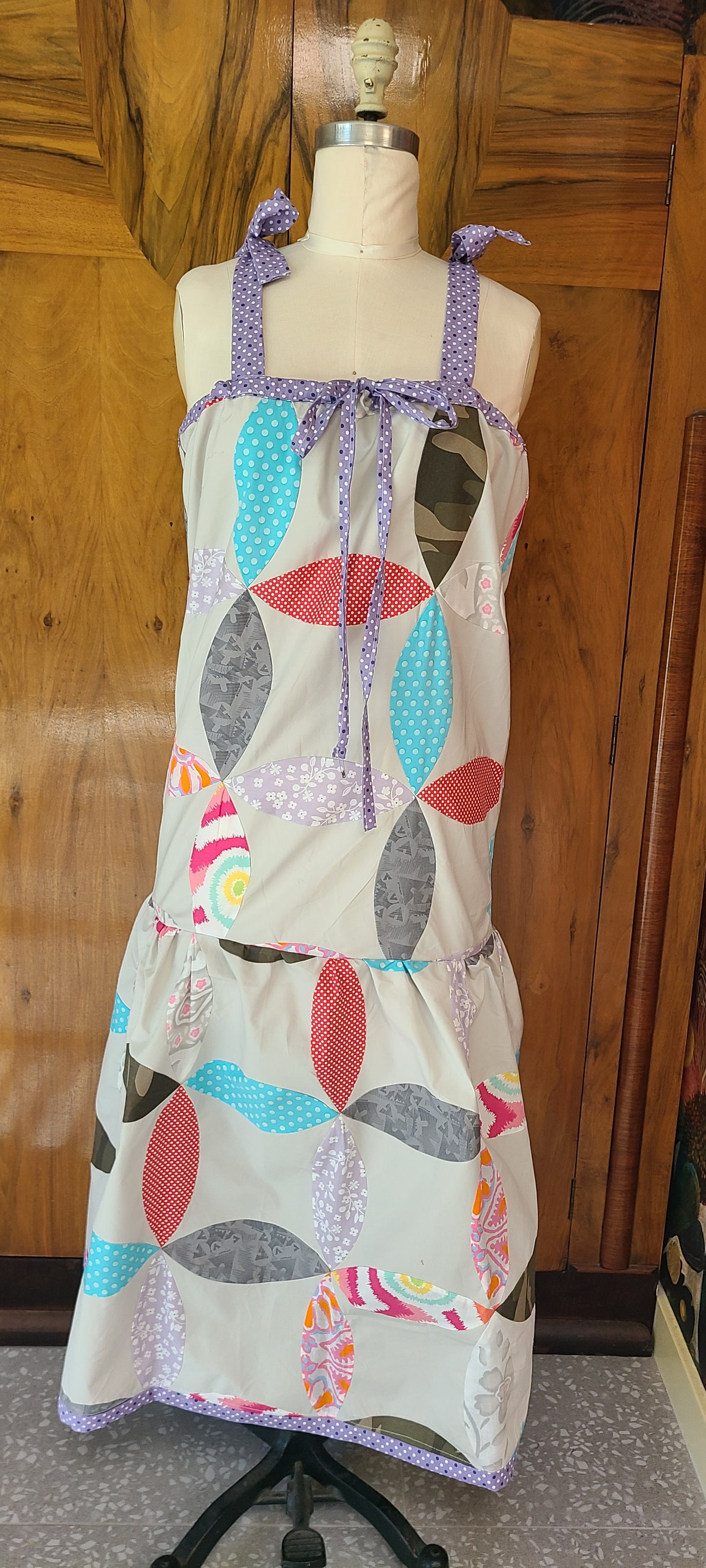 Quilt Top Sun Dress Maxi