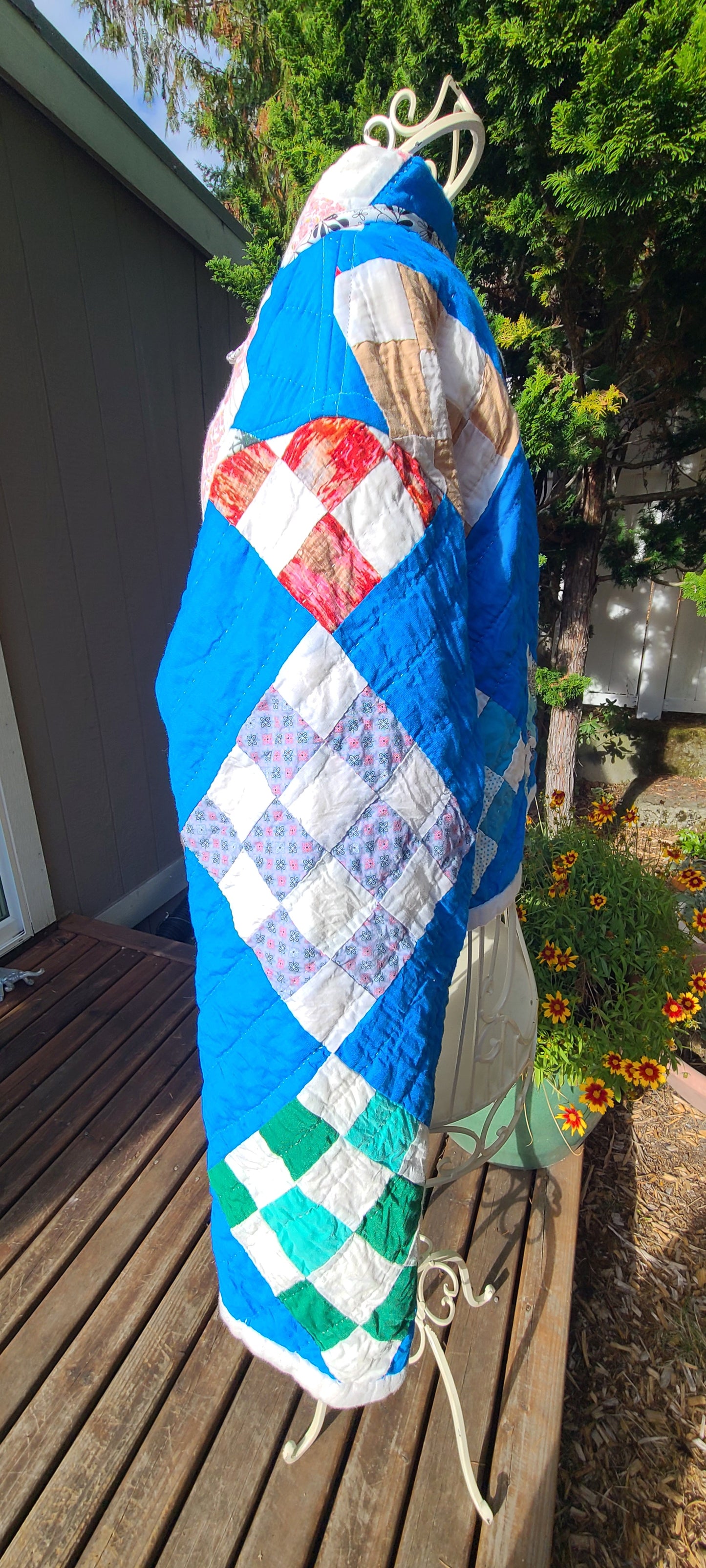 Blue Patch Cropped Chore