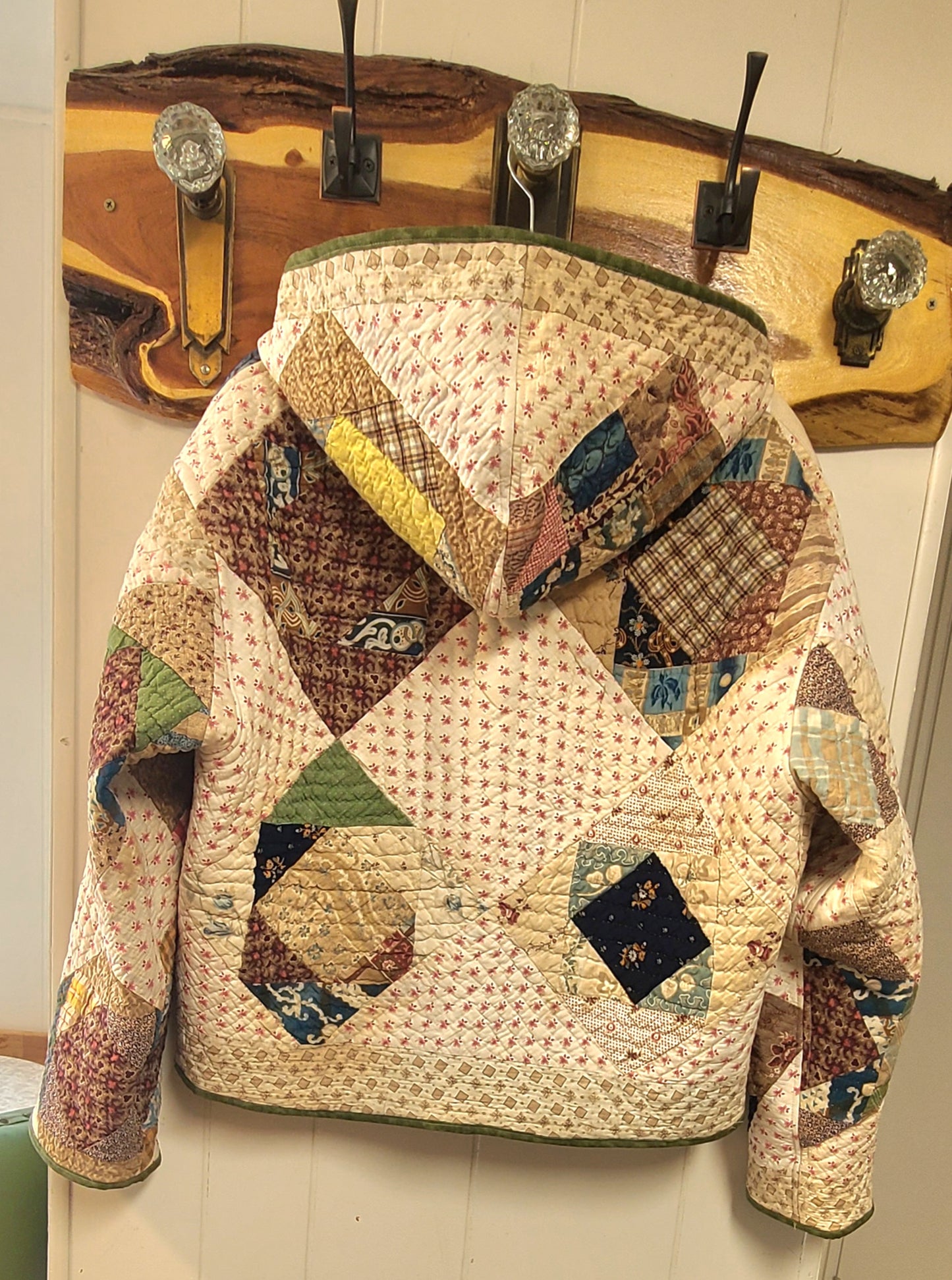 Brown and Pink Chore with Hood