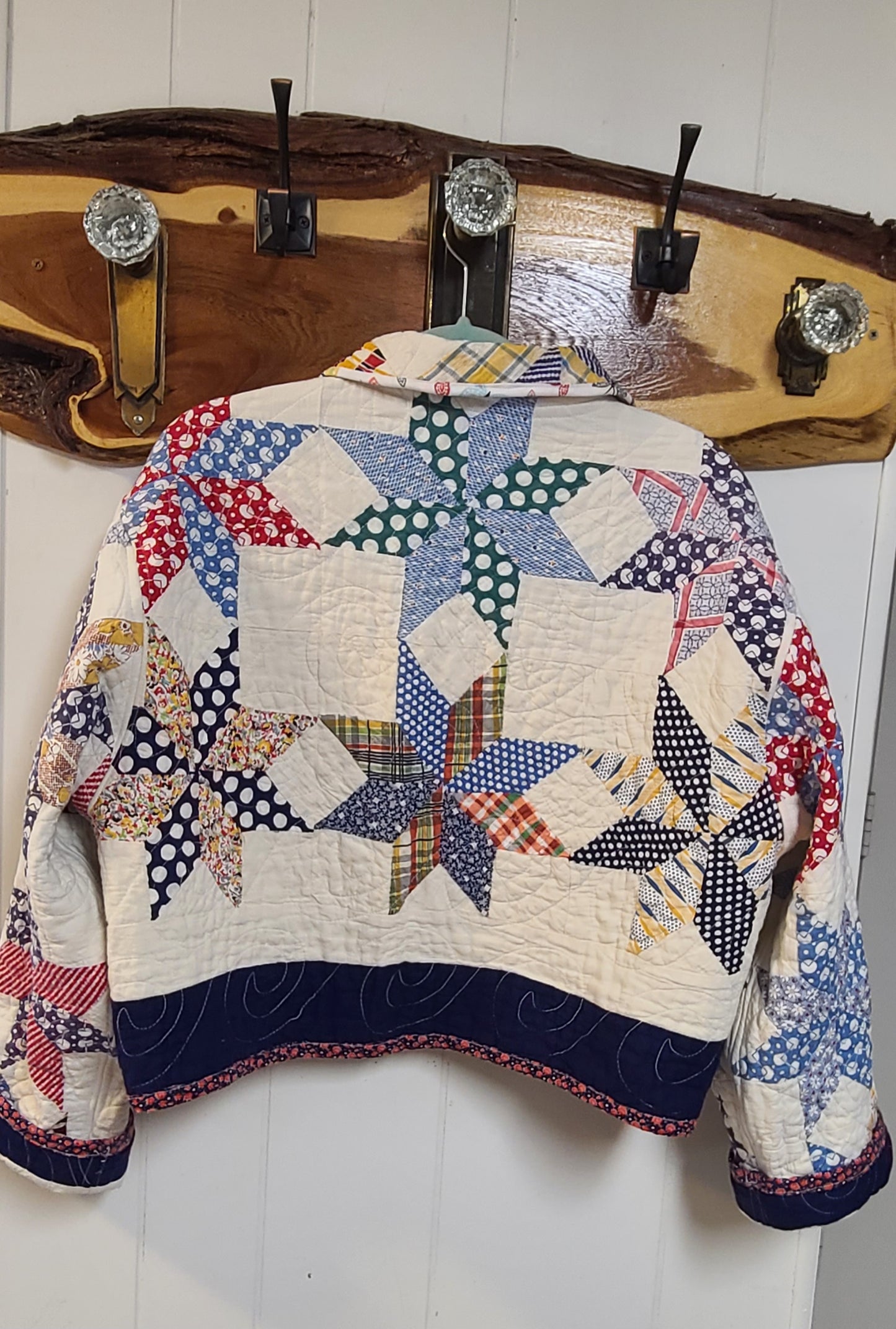 Star Chore Jacket with Lambskin collar