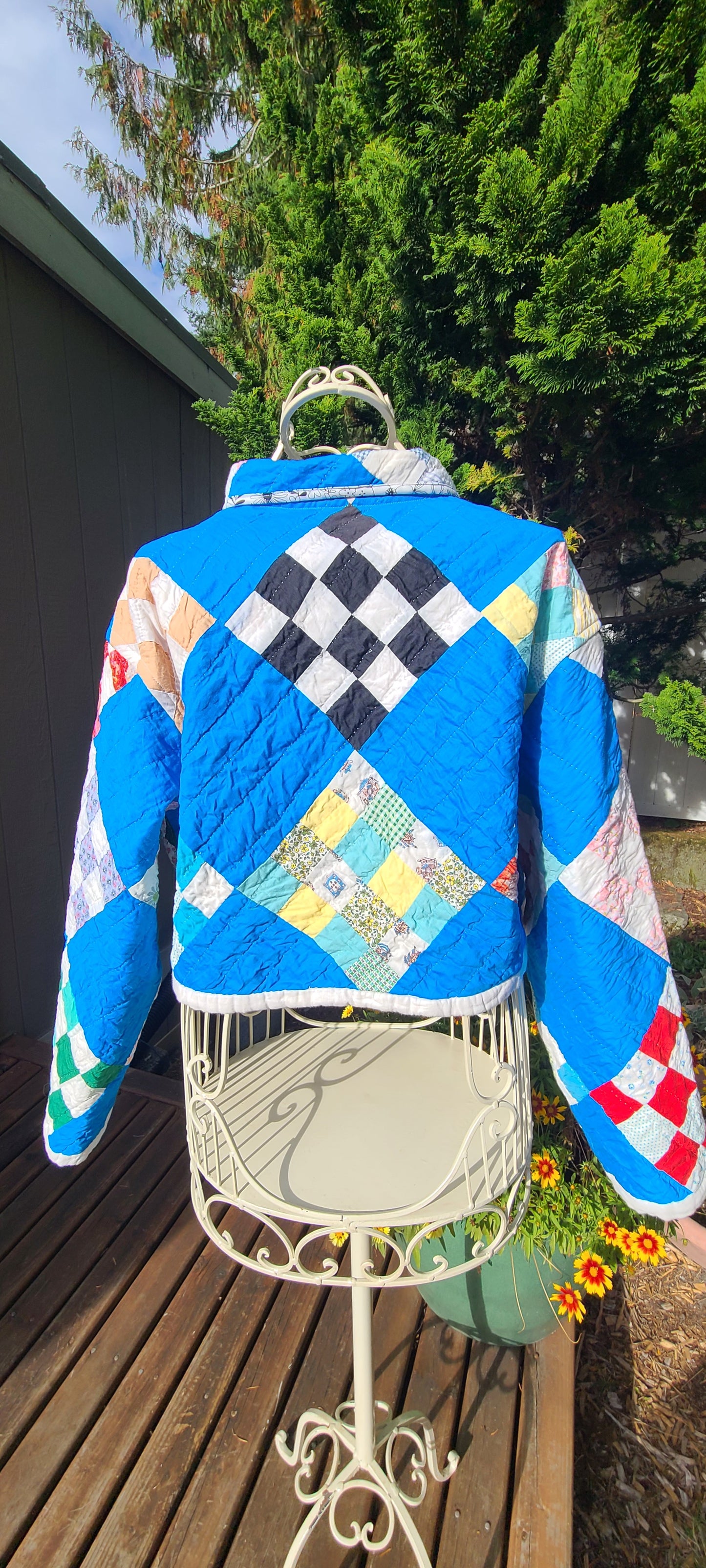 Blue Patch Cropped Chore
