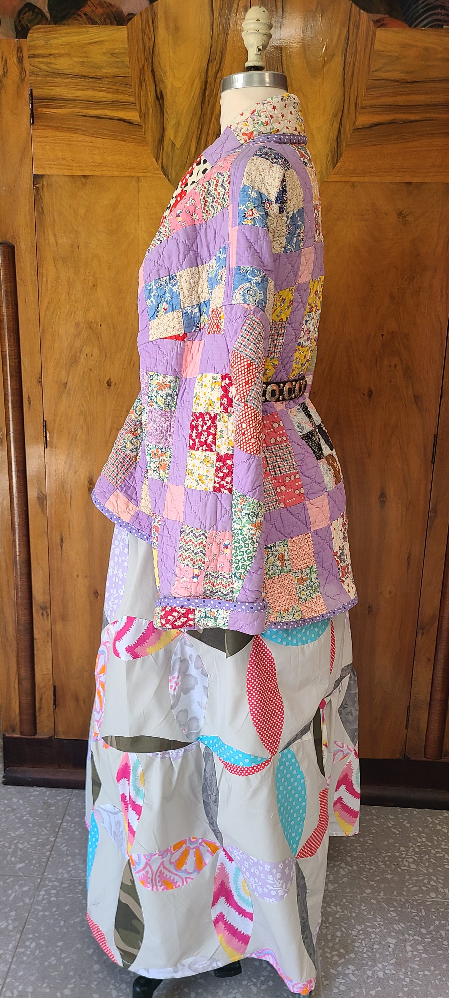 Quilt Top Maxi Skirt