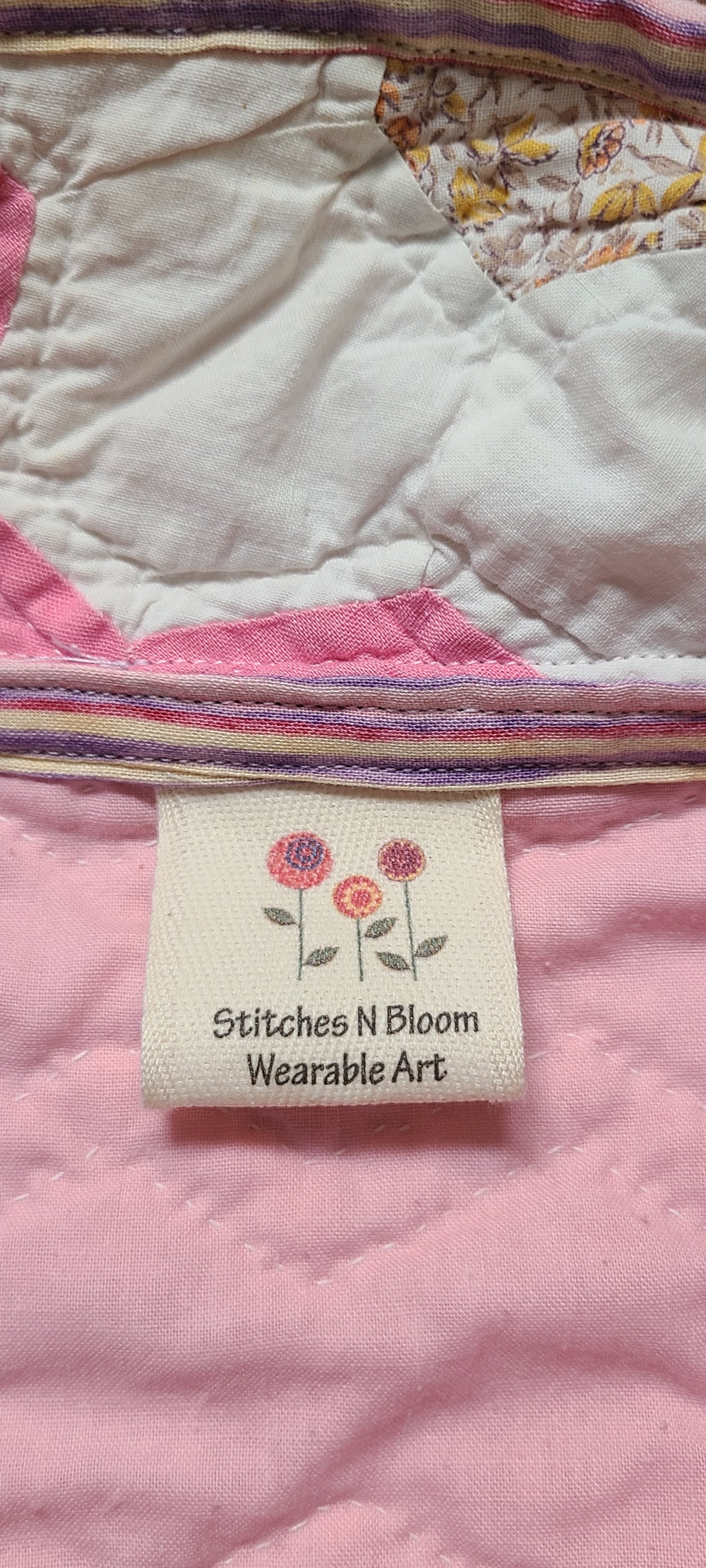 Pink Grandma's Garden Duster