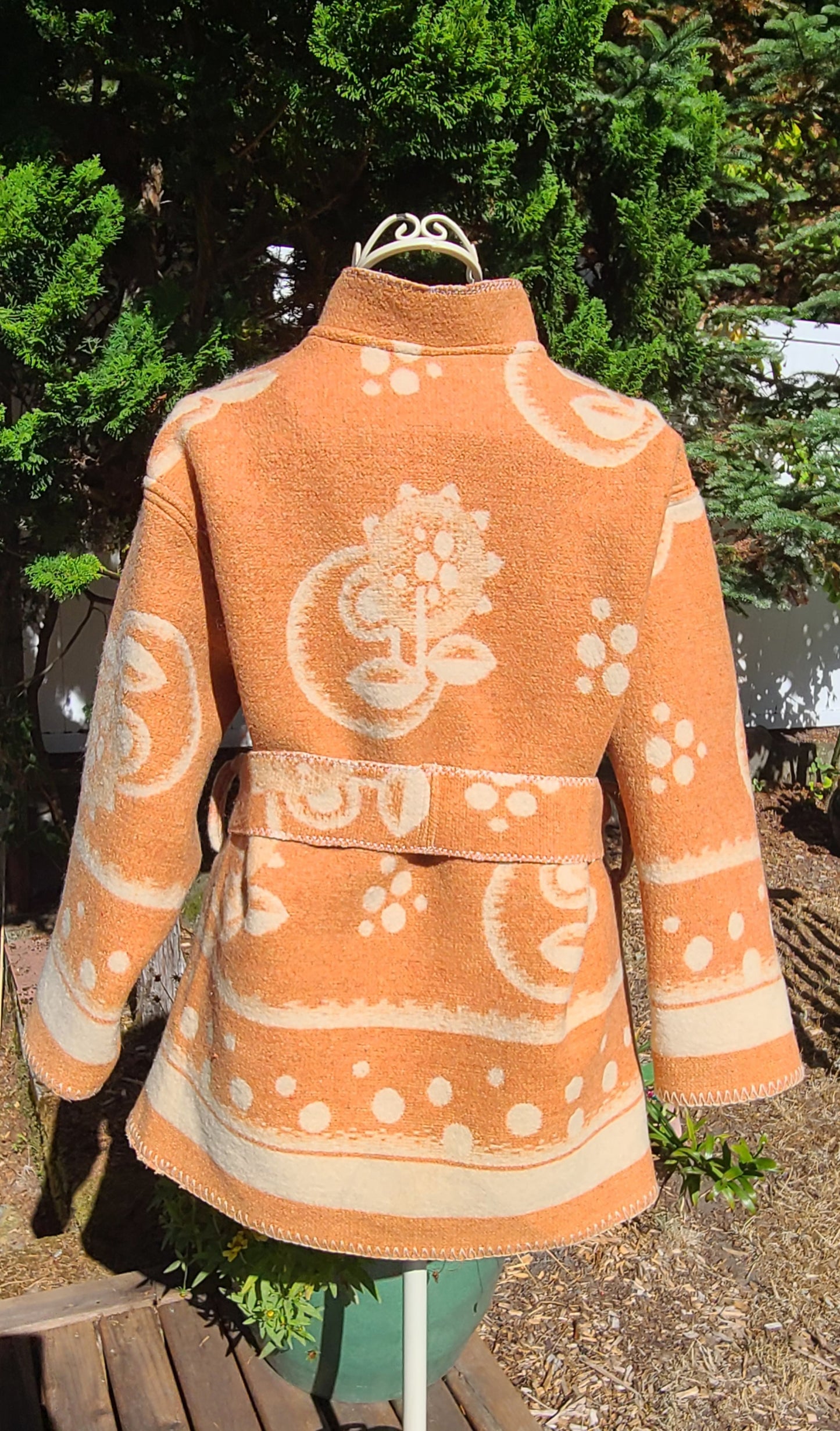 Wool Apple Blanket Coat
