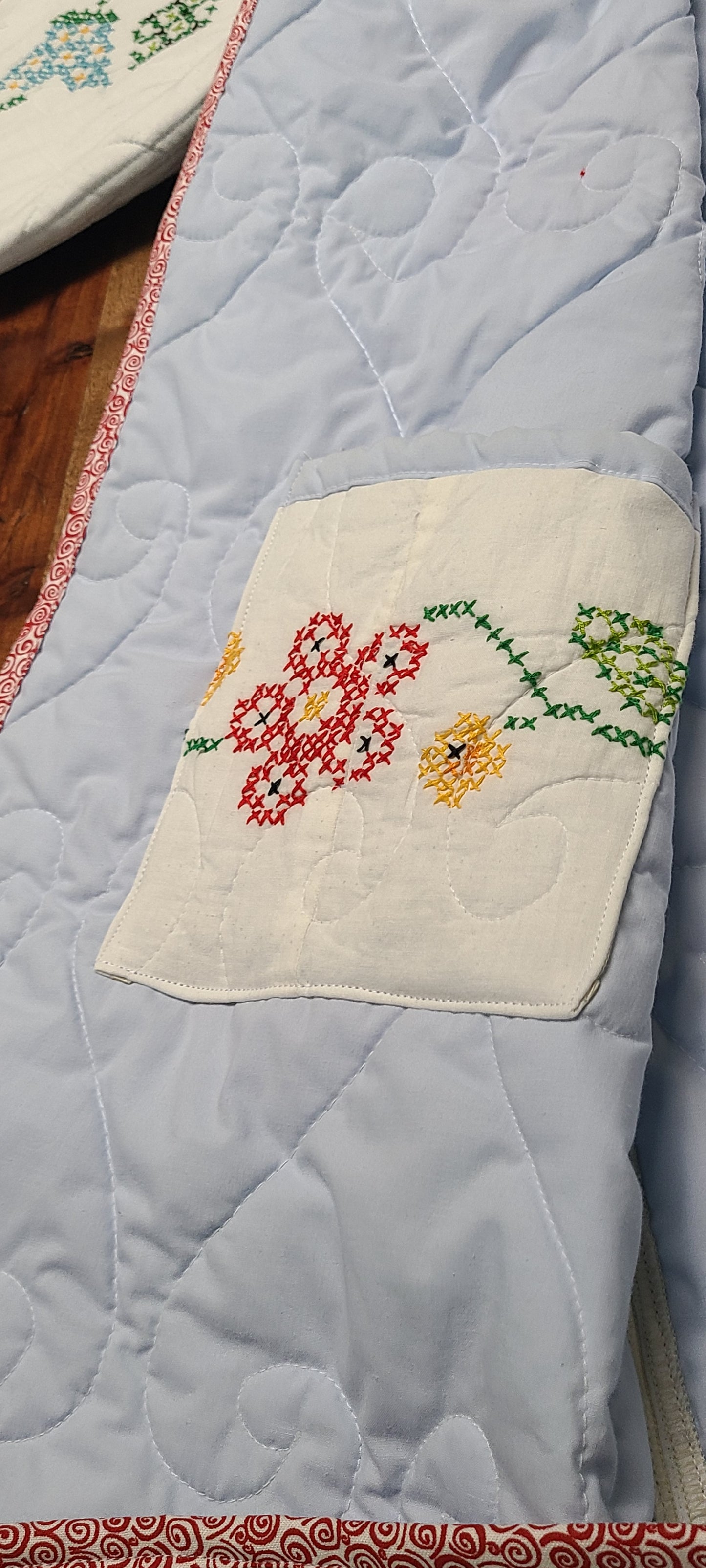 Cross Stitched Duster