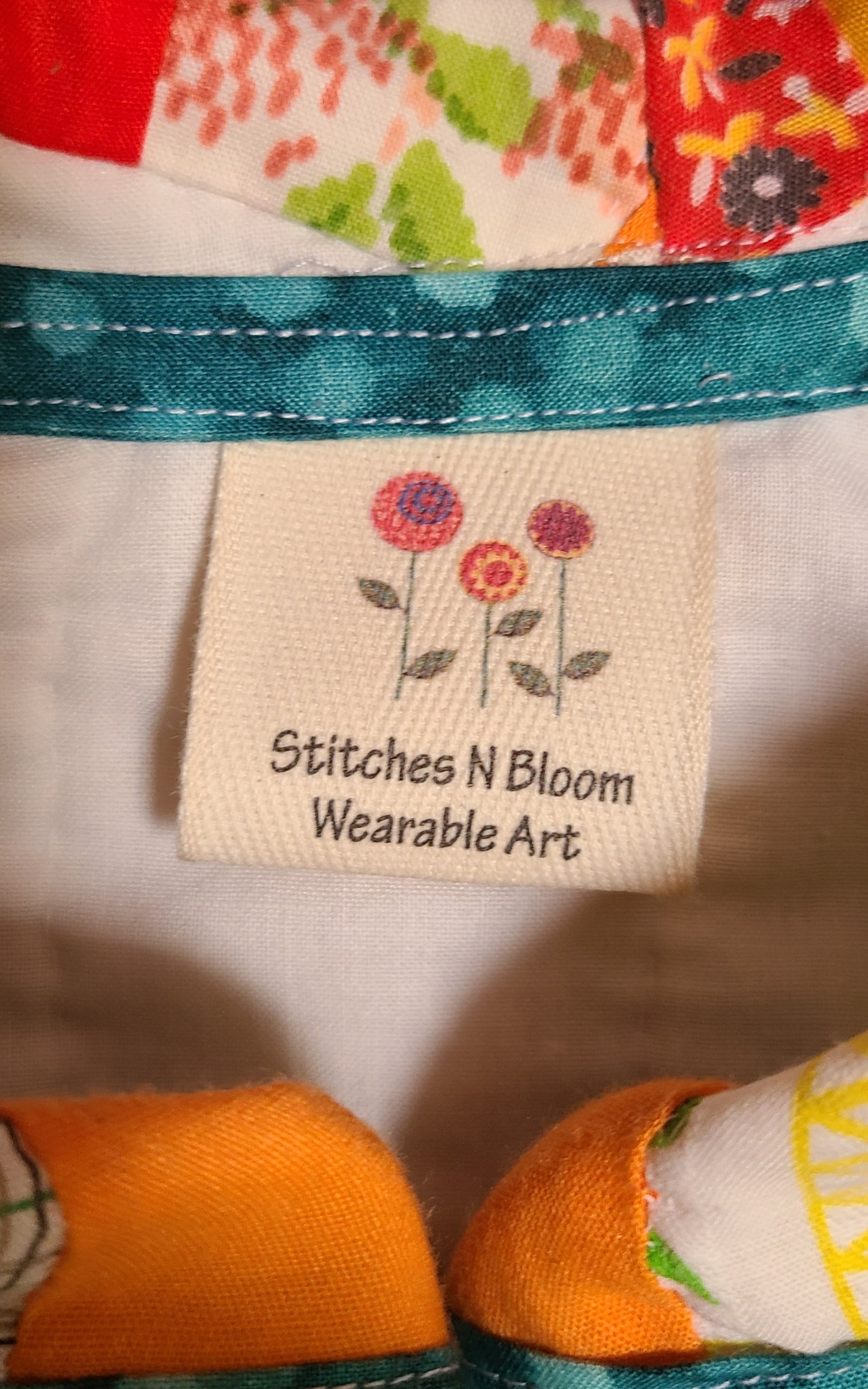 Orange and Green Wedding Ring Cropped Chore