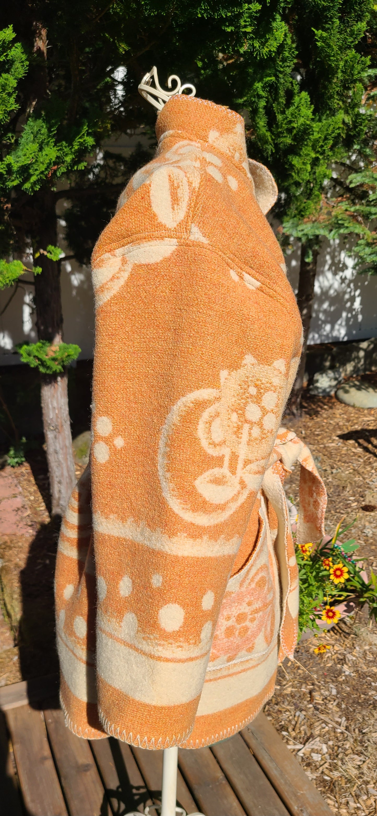 Wool Apple Blanket Coat