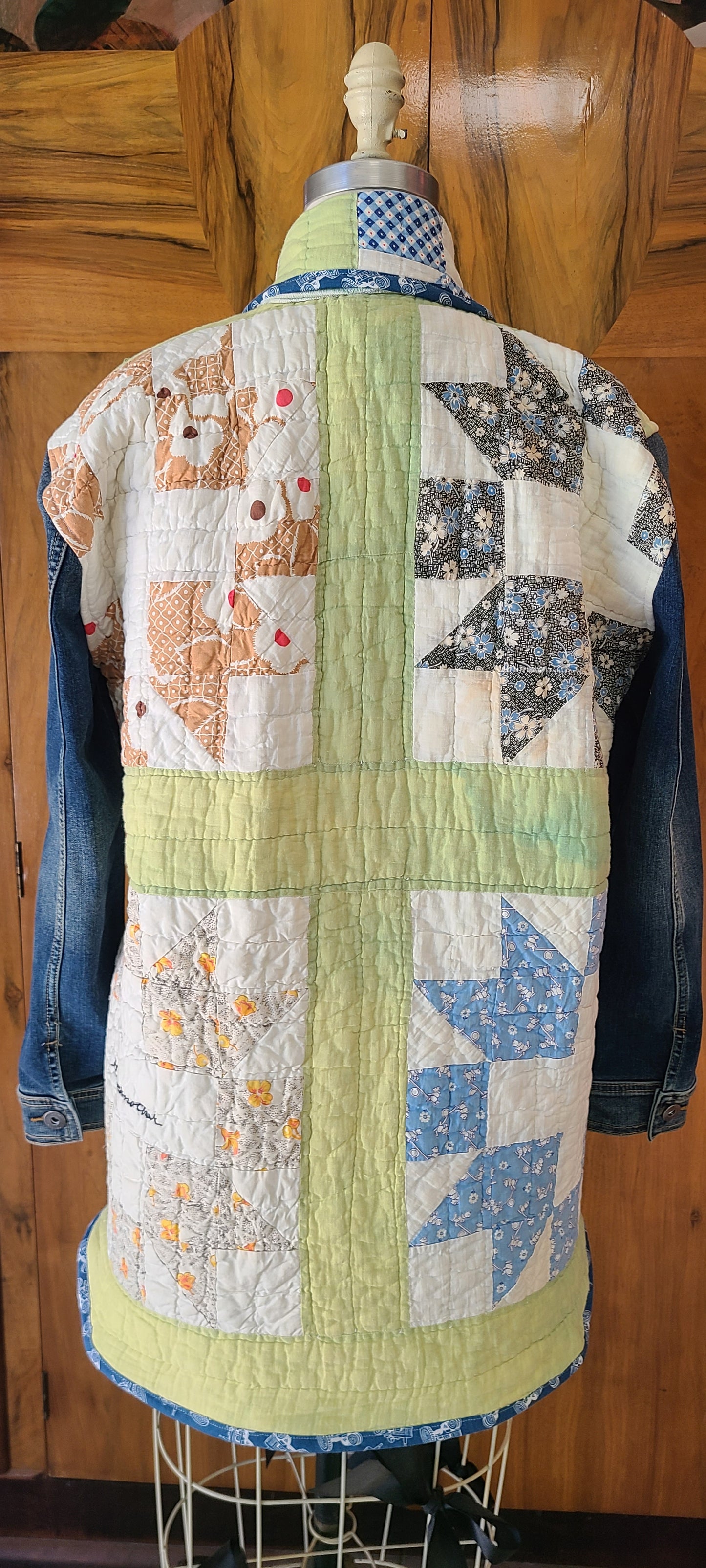 Friendship Harper with Denim Sleeves