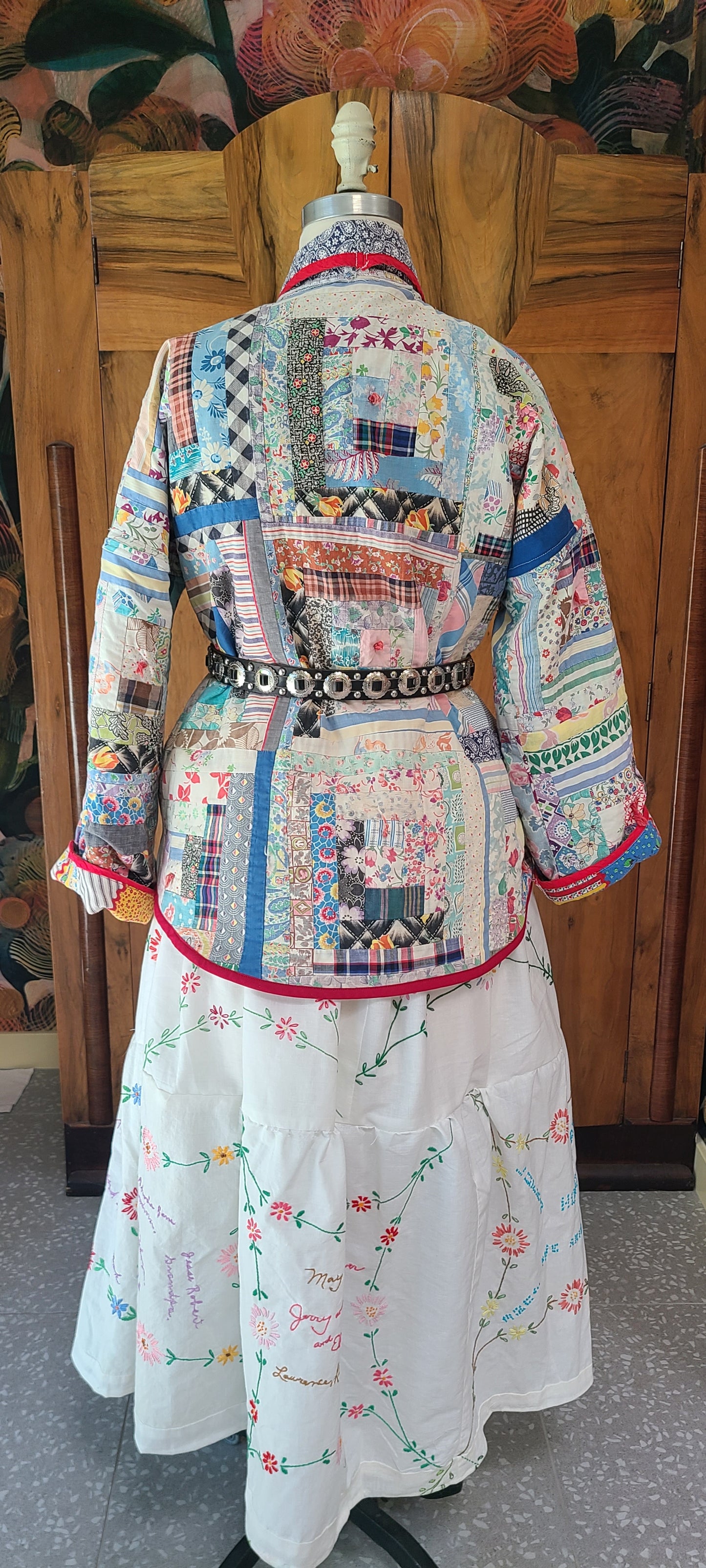 Quilt Top Maxi Skirt