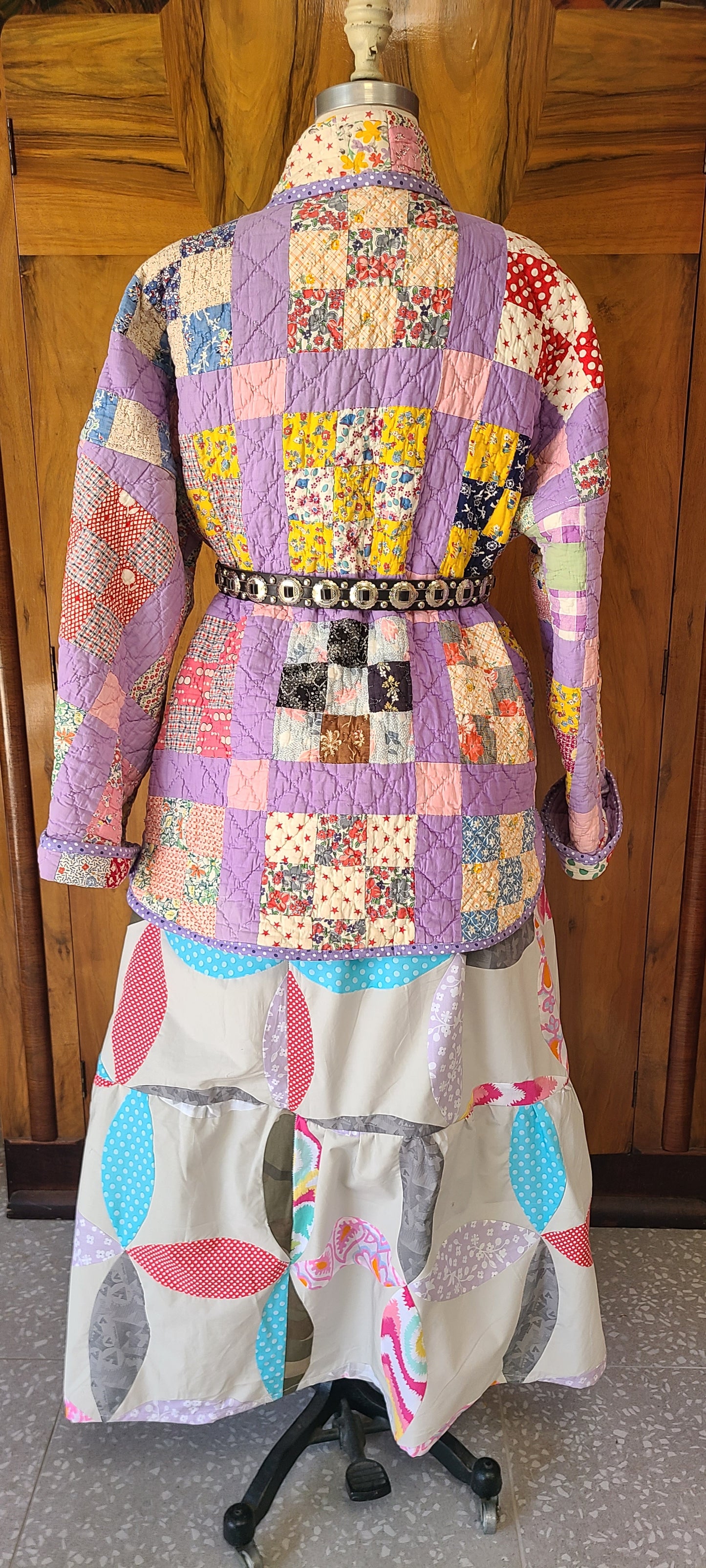 Quilt Top Maxi Skirt
