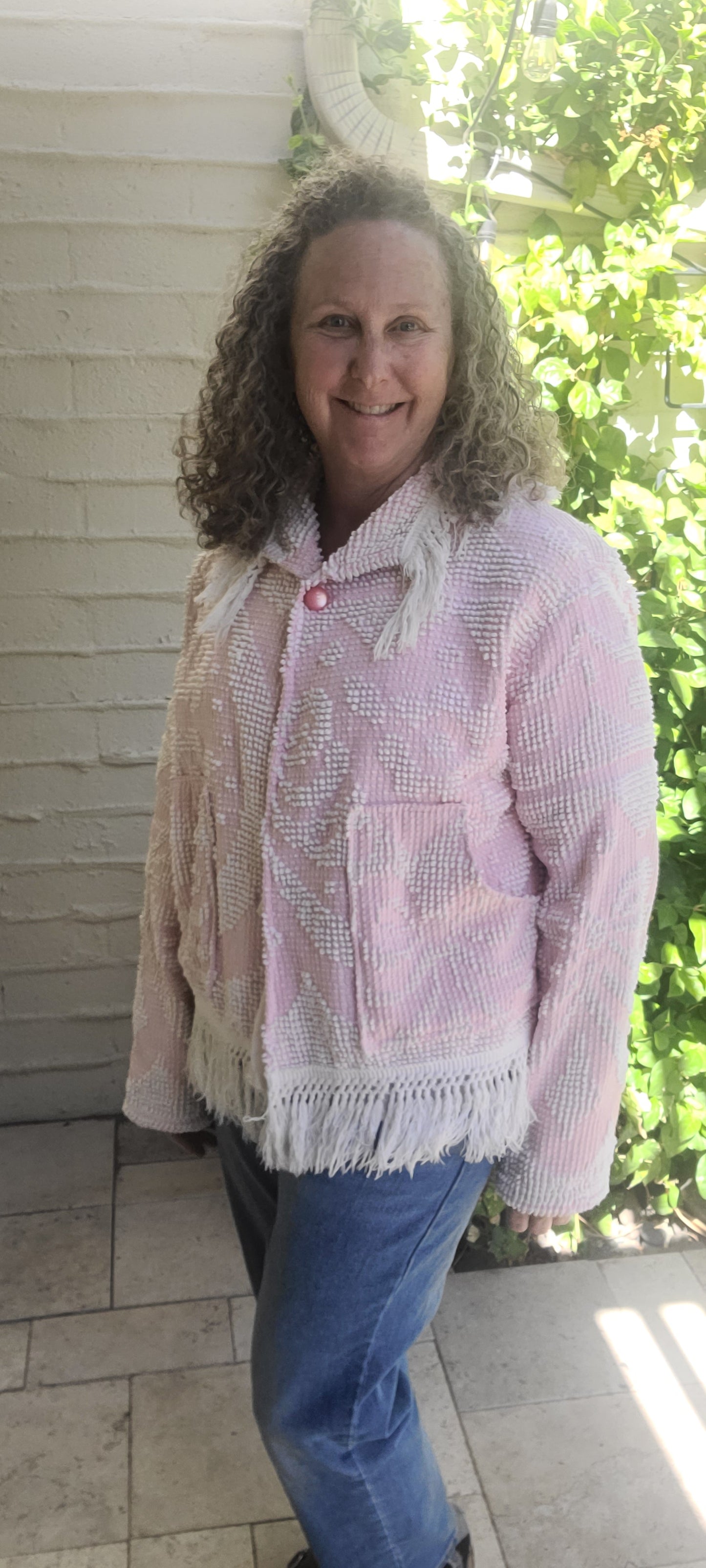 Pink Chenille Chore
