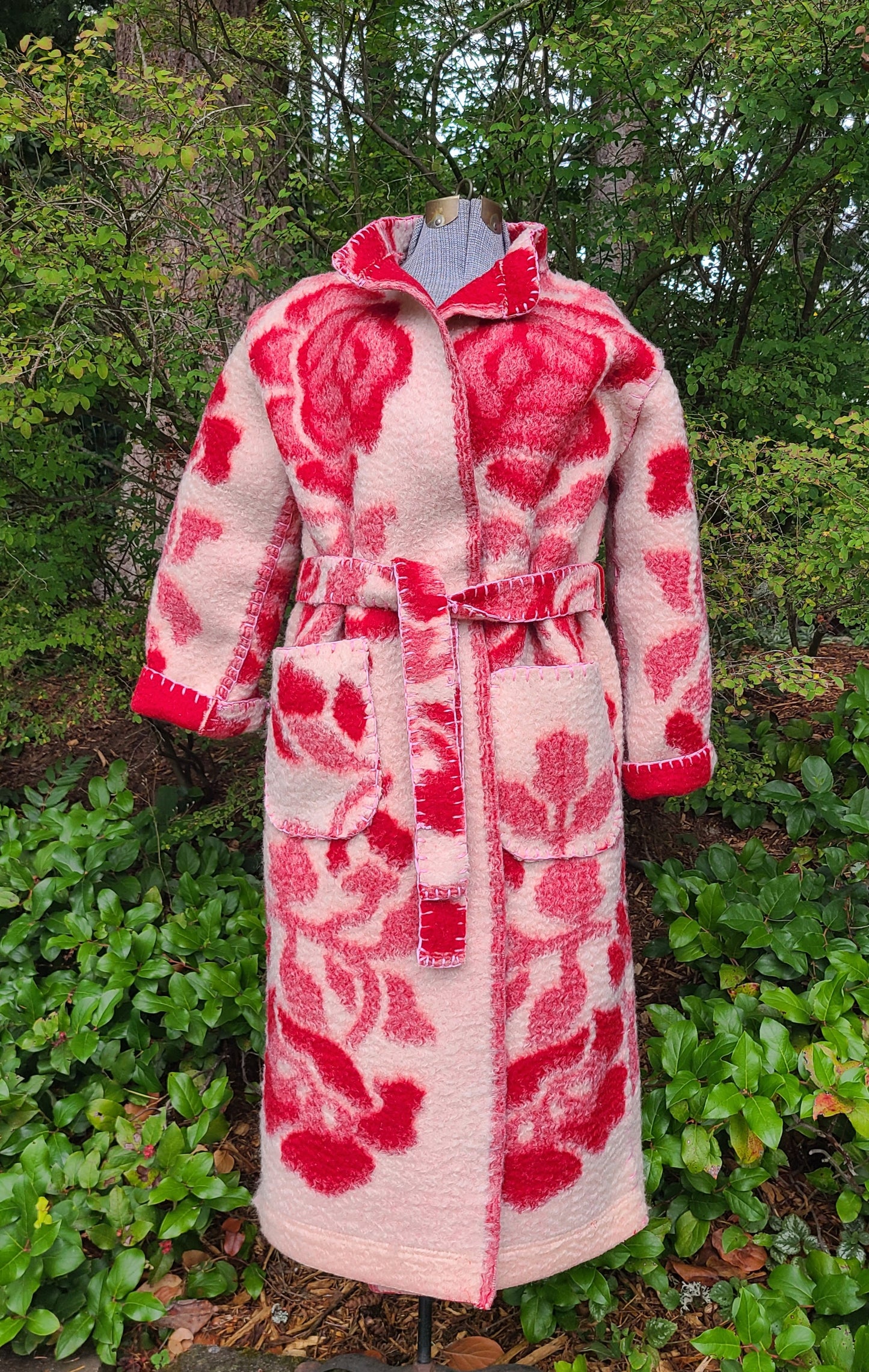 Red Wool Duster