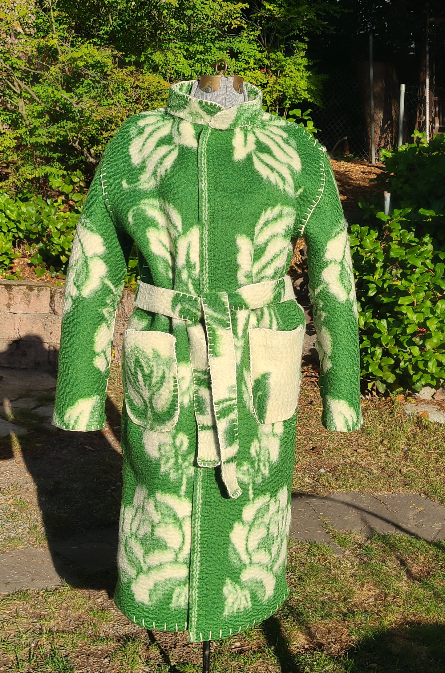 Green Wool Duster