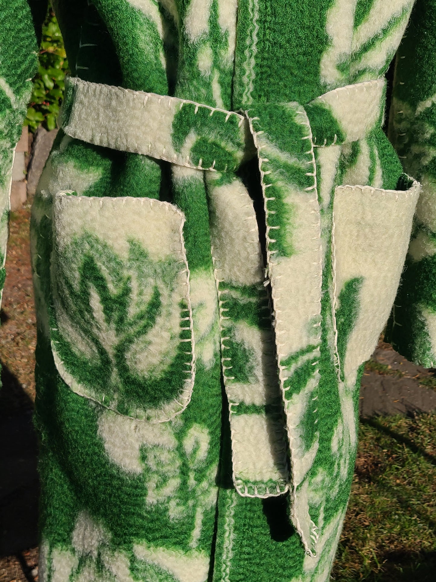 Green Wool Duster