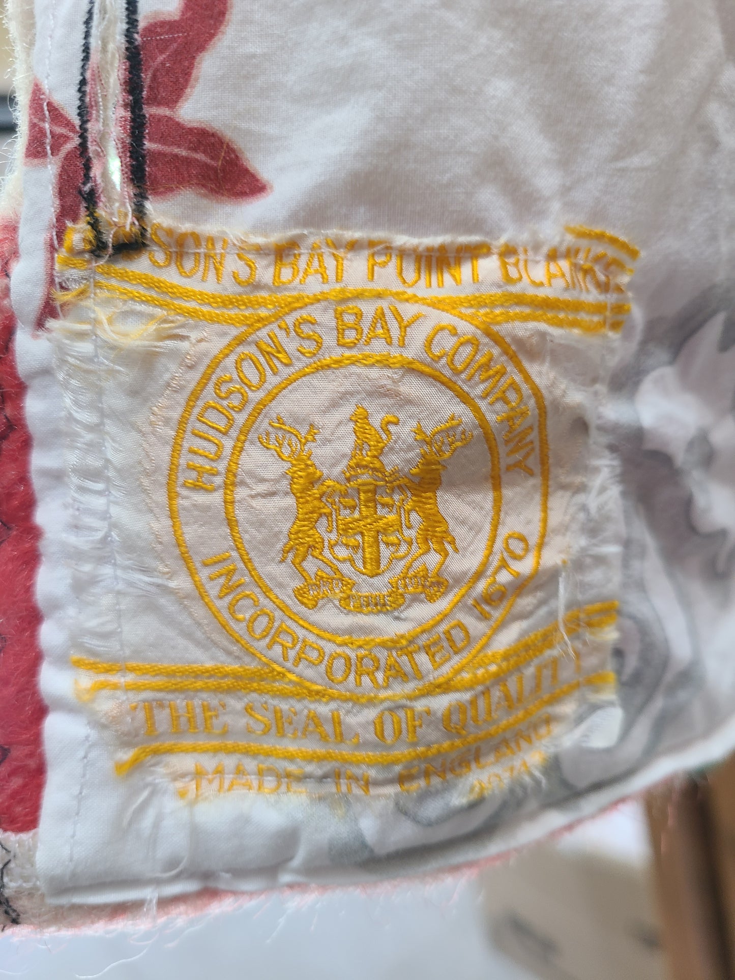 Hudson Bay Chore Lined with Tiger Print