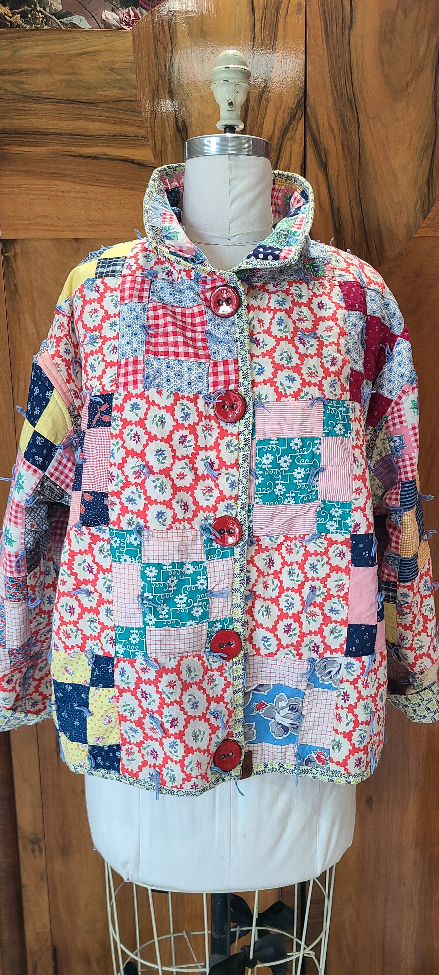 Floral 9 Patch Chore