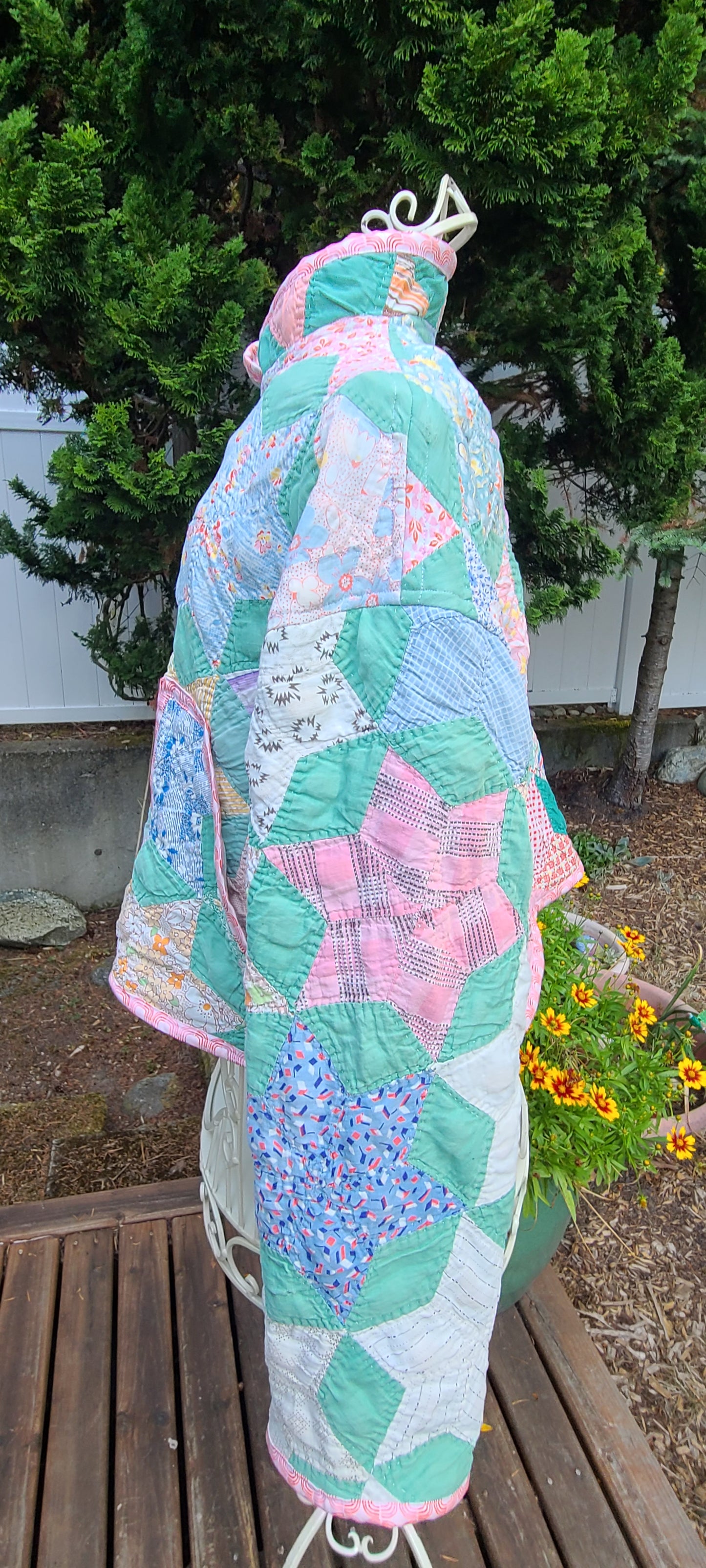 Star Quilt cropped chore