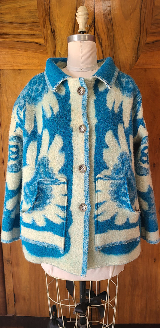 Ukrainian Wool Blanket Coat
