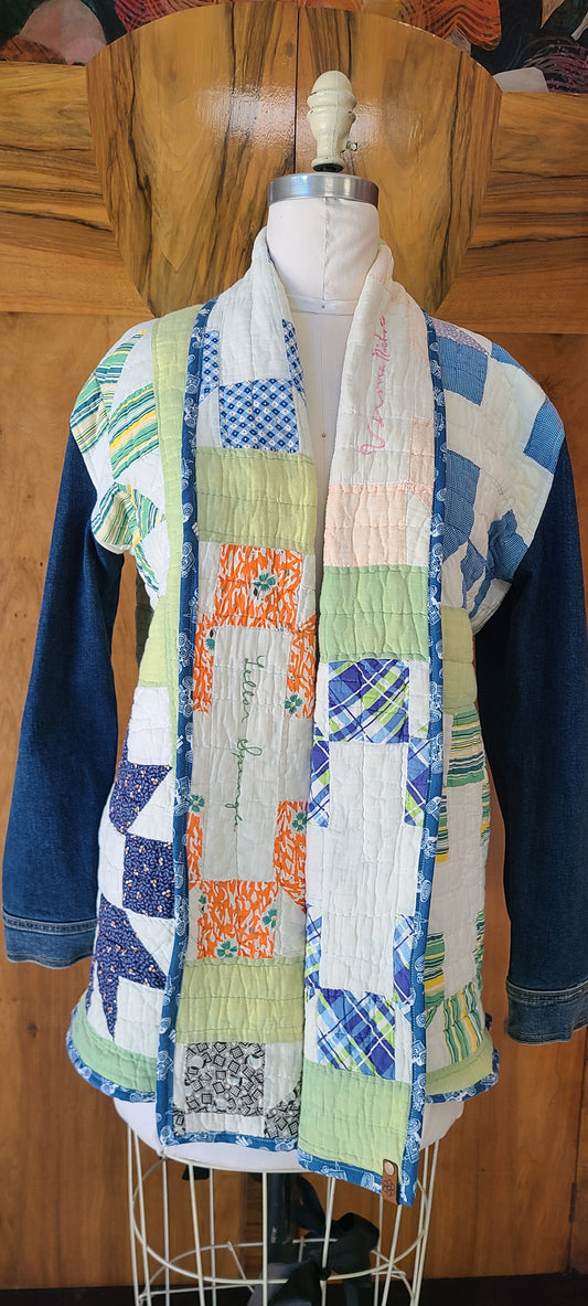 Friendship Harper with Denim Sleeves