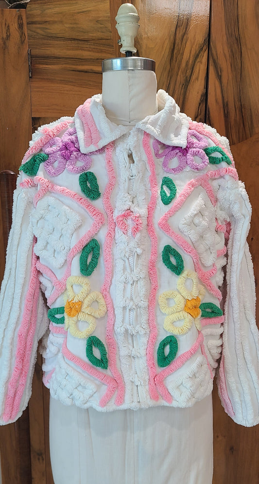 Chenille Floral Chore