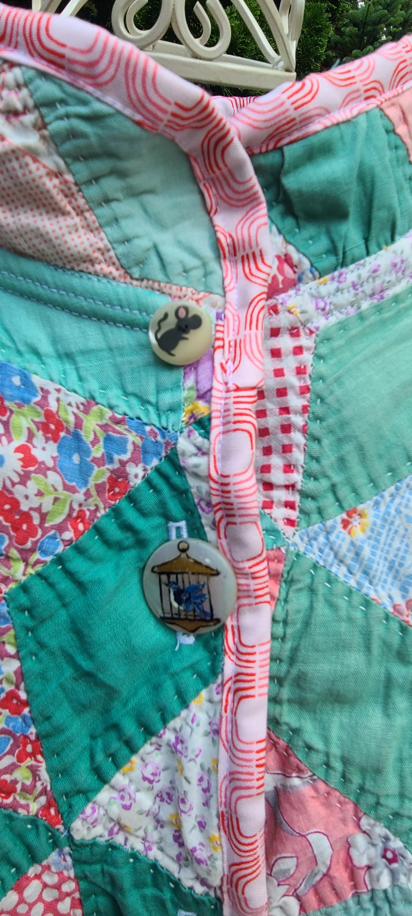 Star Quilt cropped chore