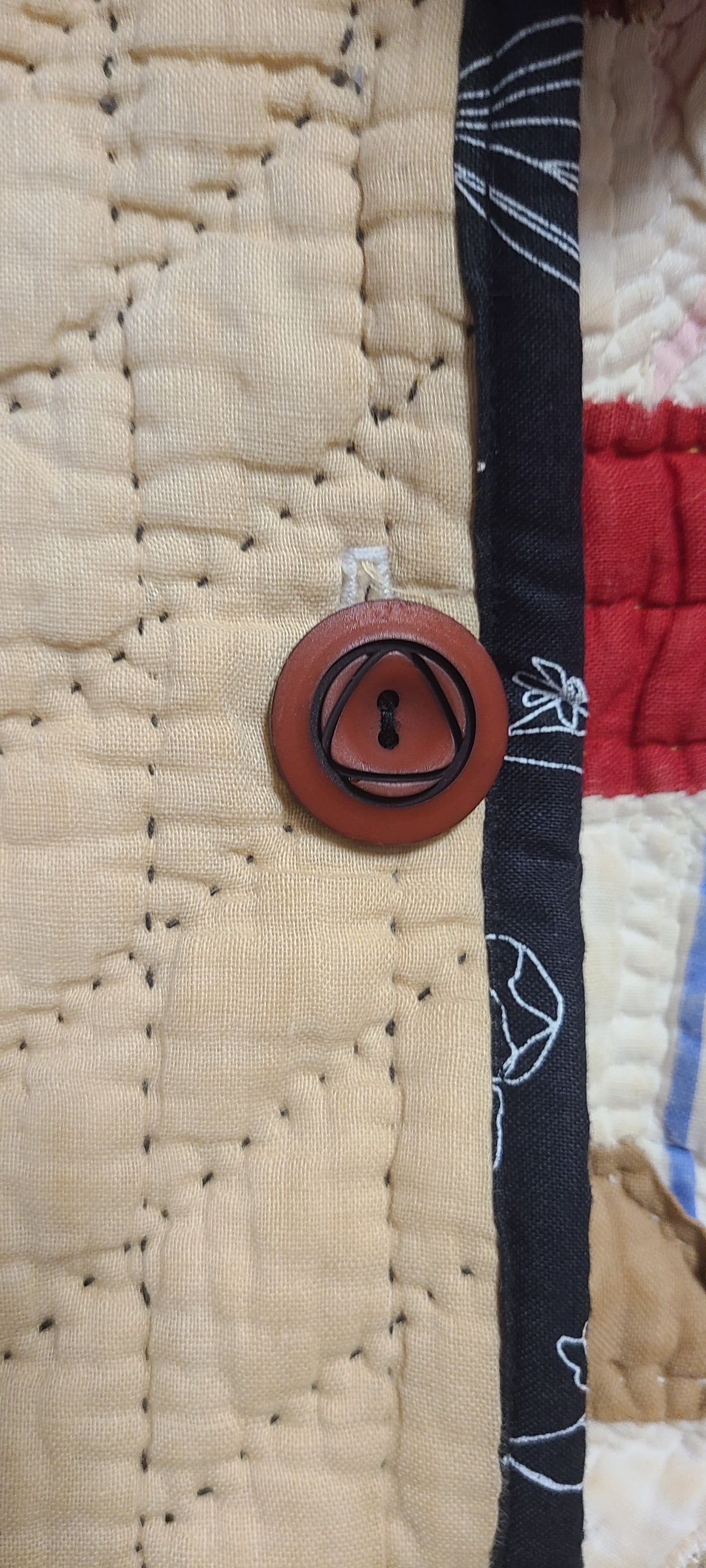 Red, Brown and Black Duster