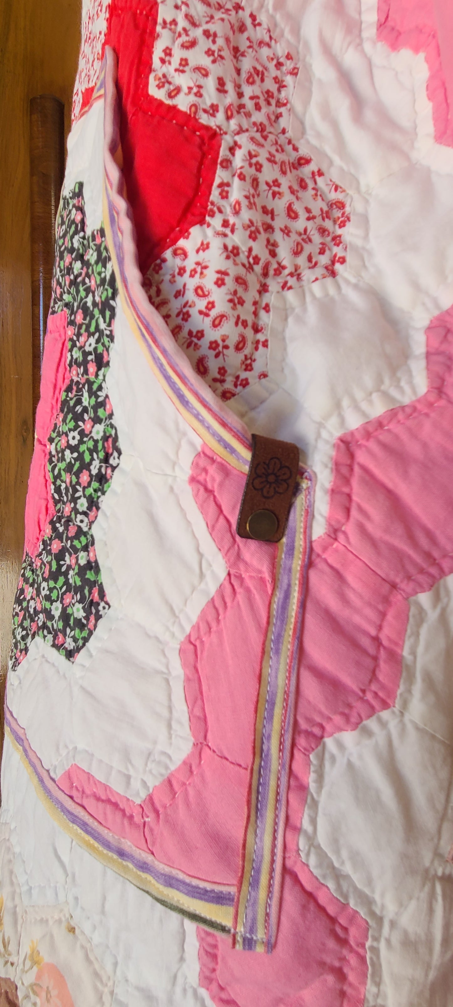 Pink Grandma's Garden Duster