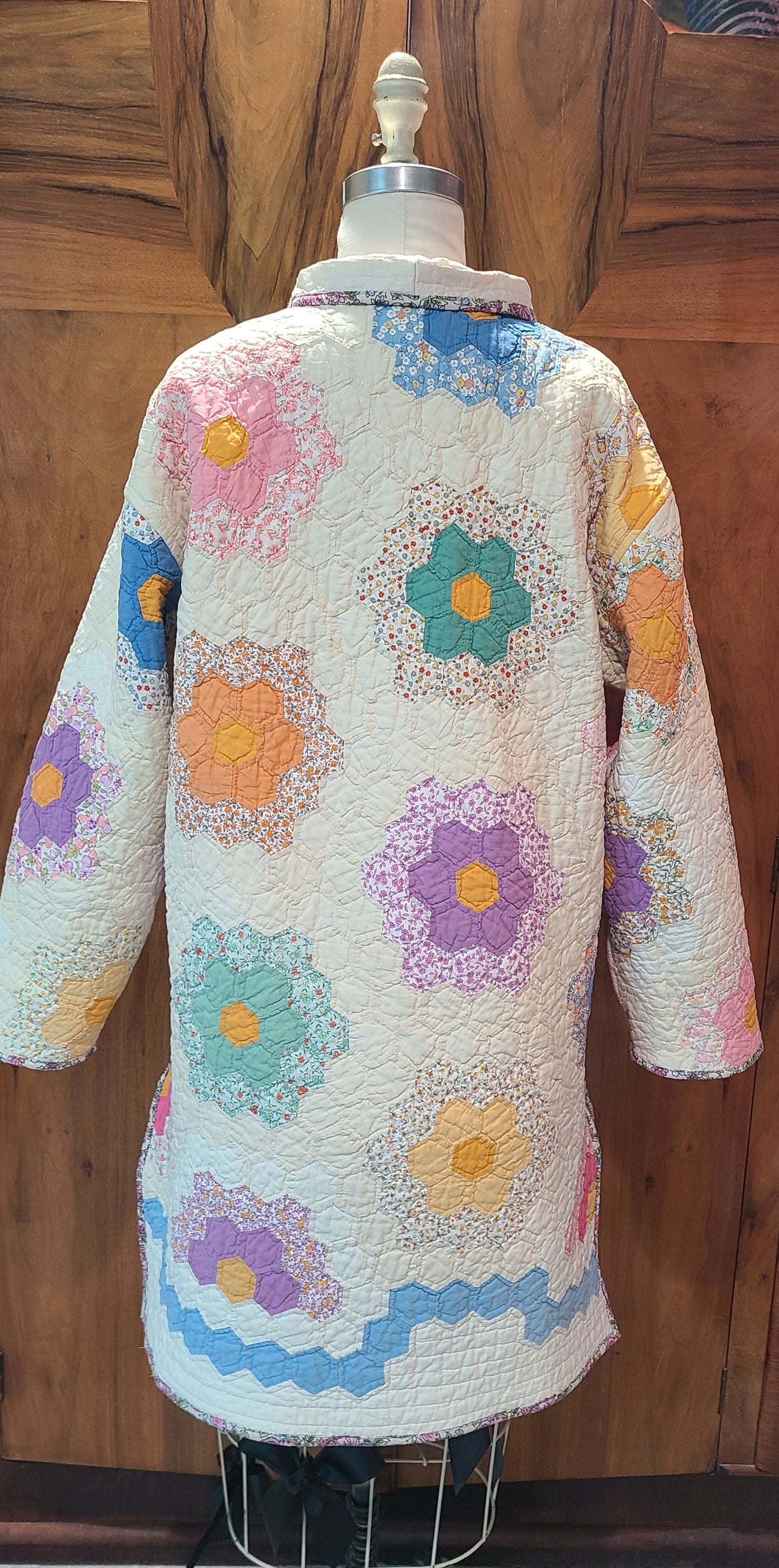 Grandma's Garden Blue Duster