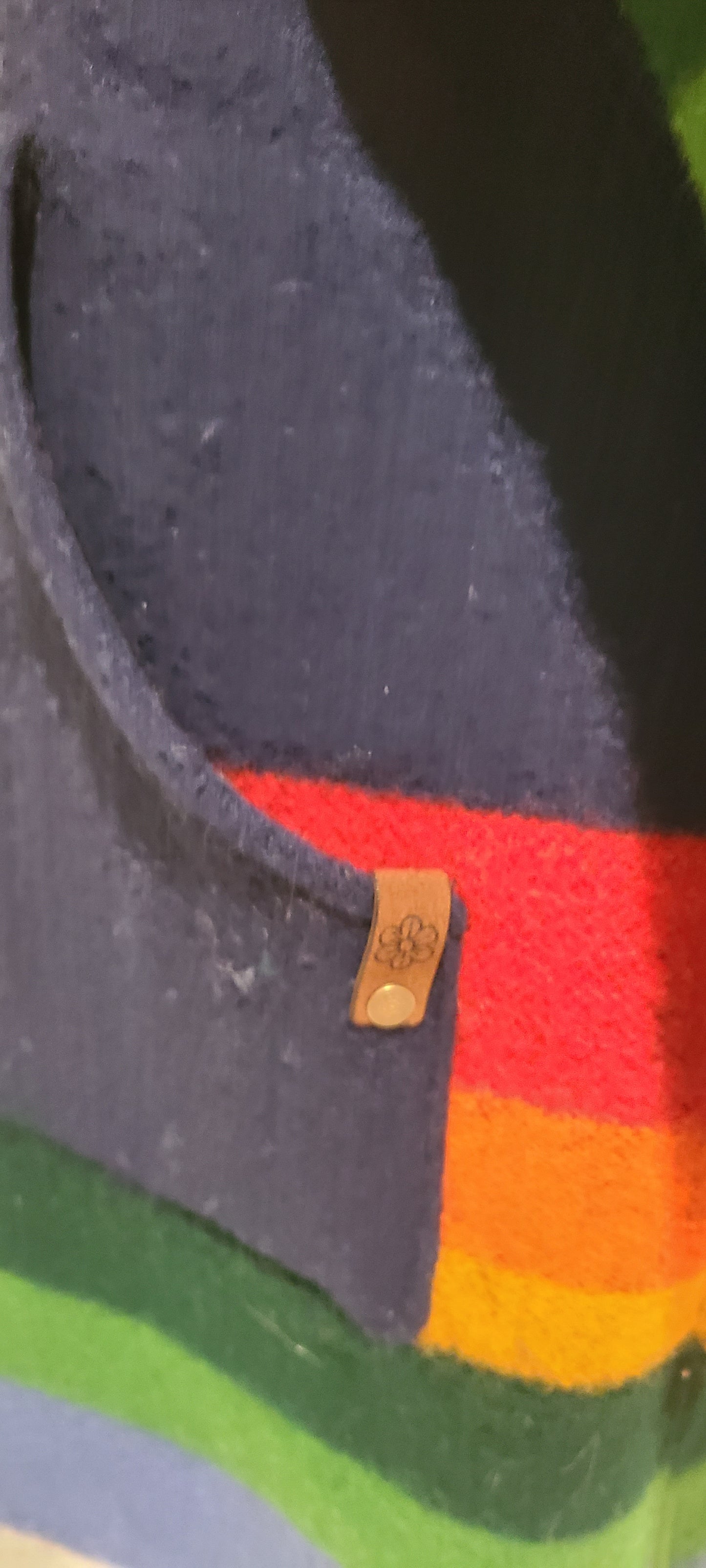 Crater Lake Pendleton Duster with Removable Lambskin Collar