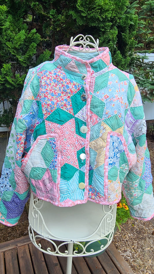 Star Quilt cropped chore