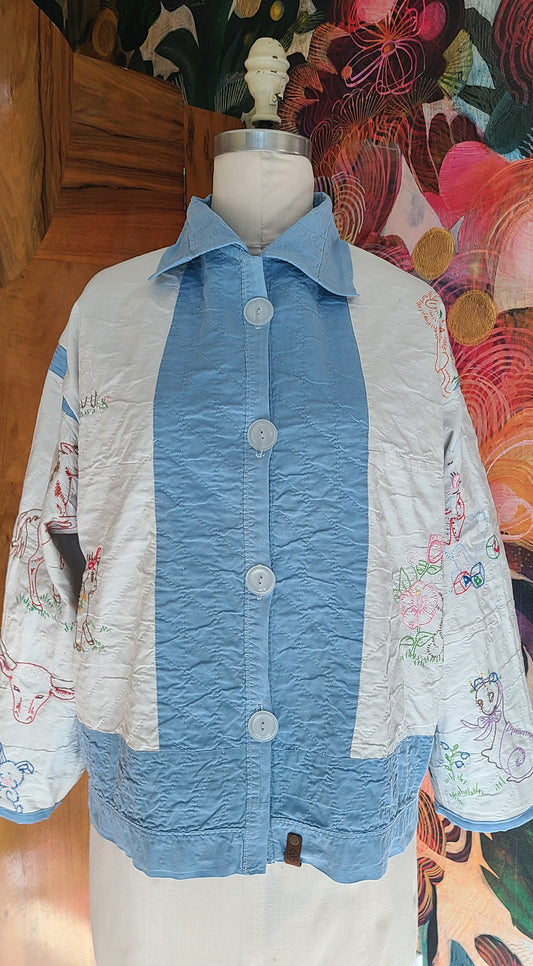 Emboidery Enhanced Chore Jacket