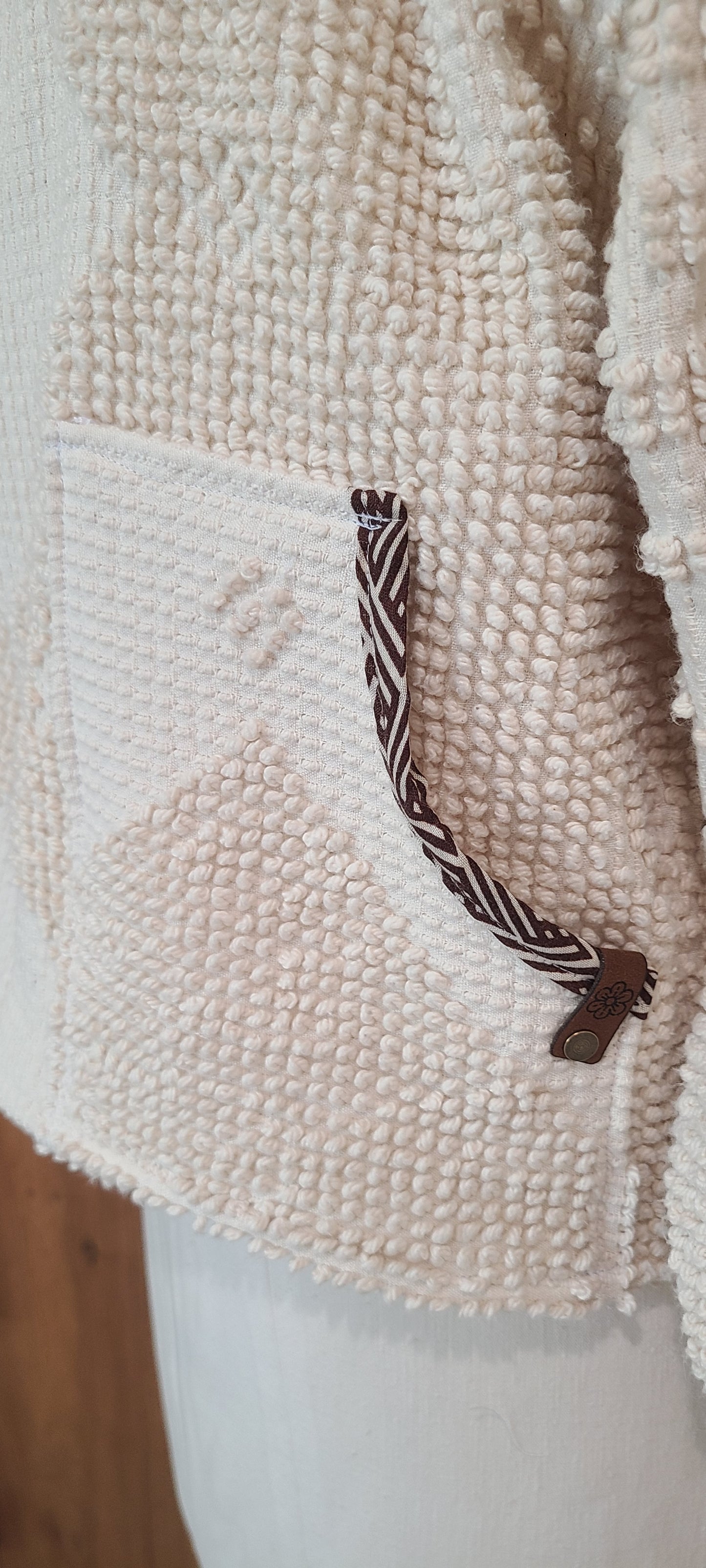 Cropped Chenille with Zipper