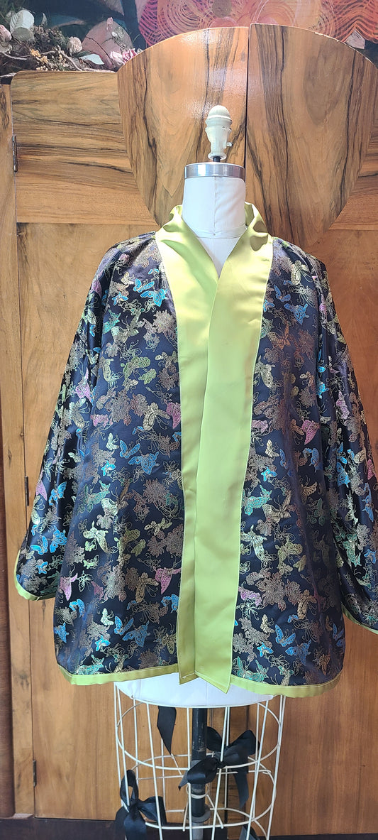 Silk and Satin Harper Style Jacket