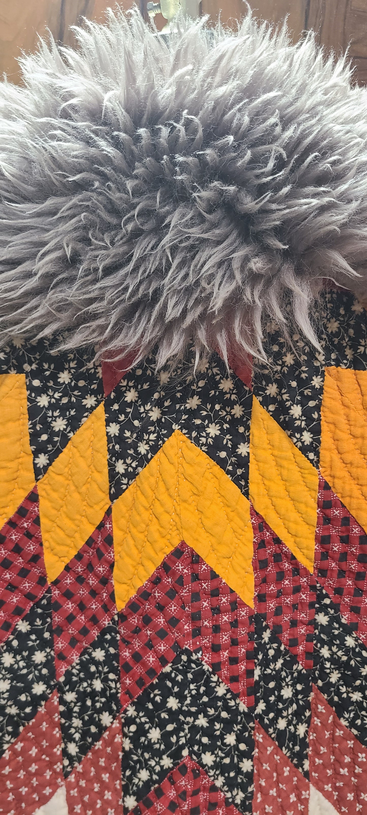 Lone Star Duster with Fur Collar