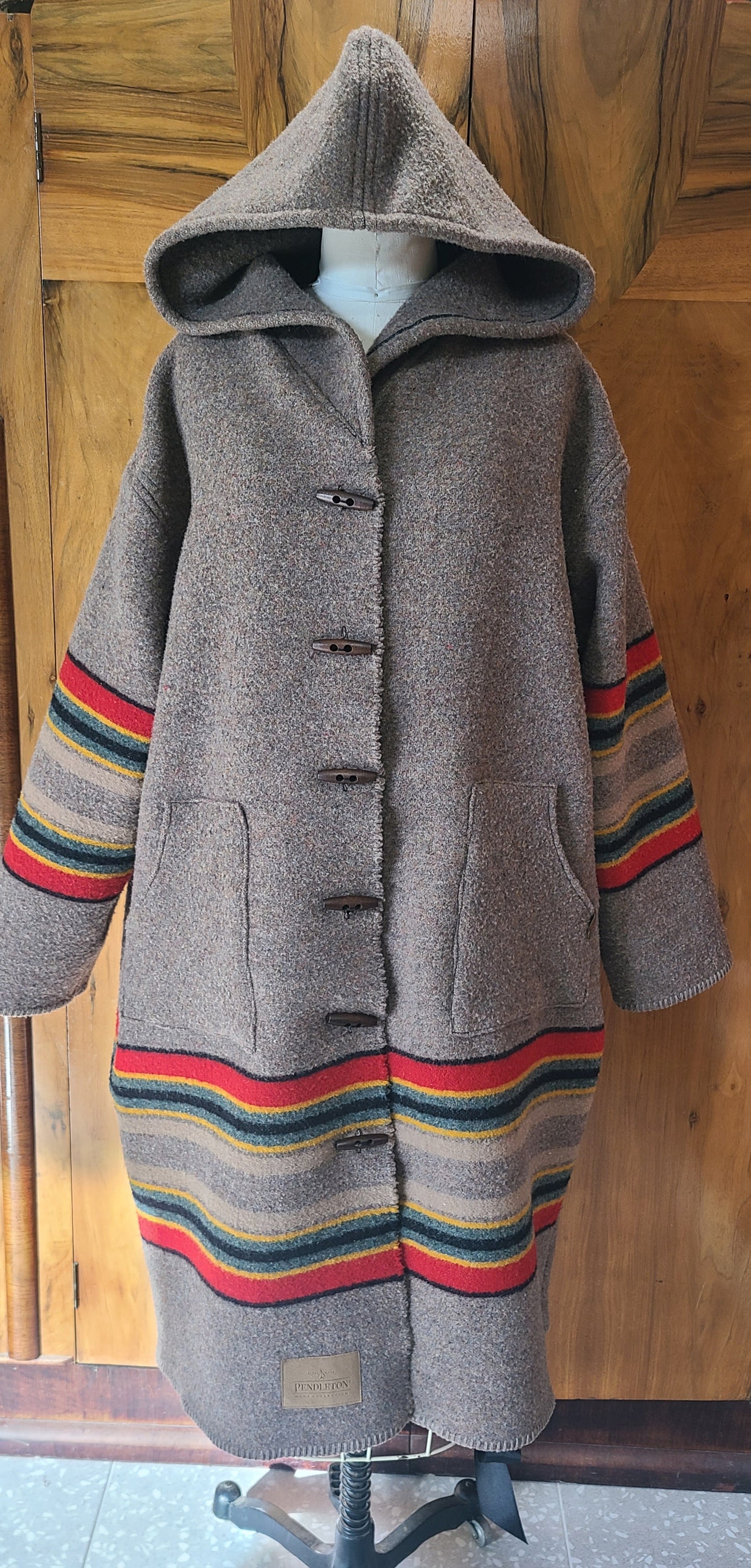 Pendelton Wool Duster with Hood