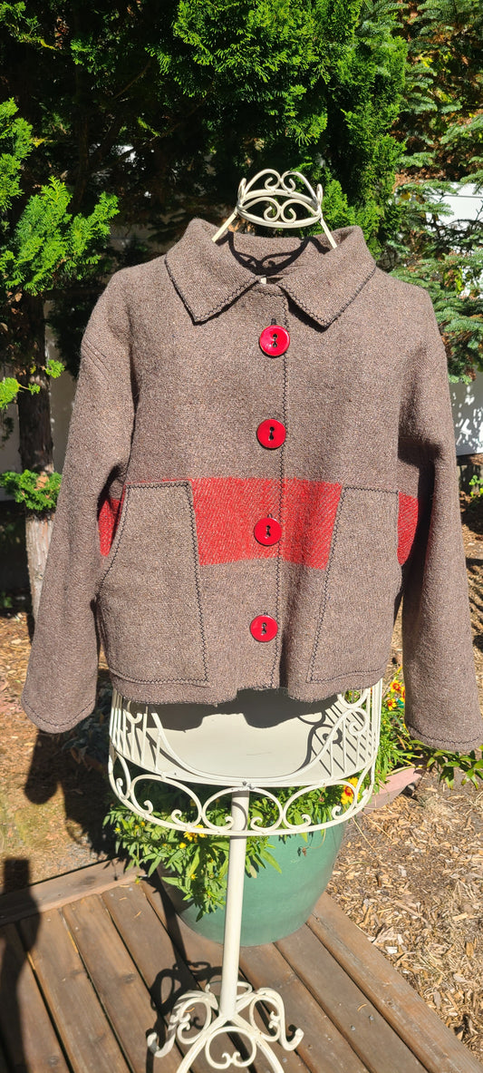 Swiss Army Chore with Detail Stitching