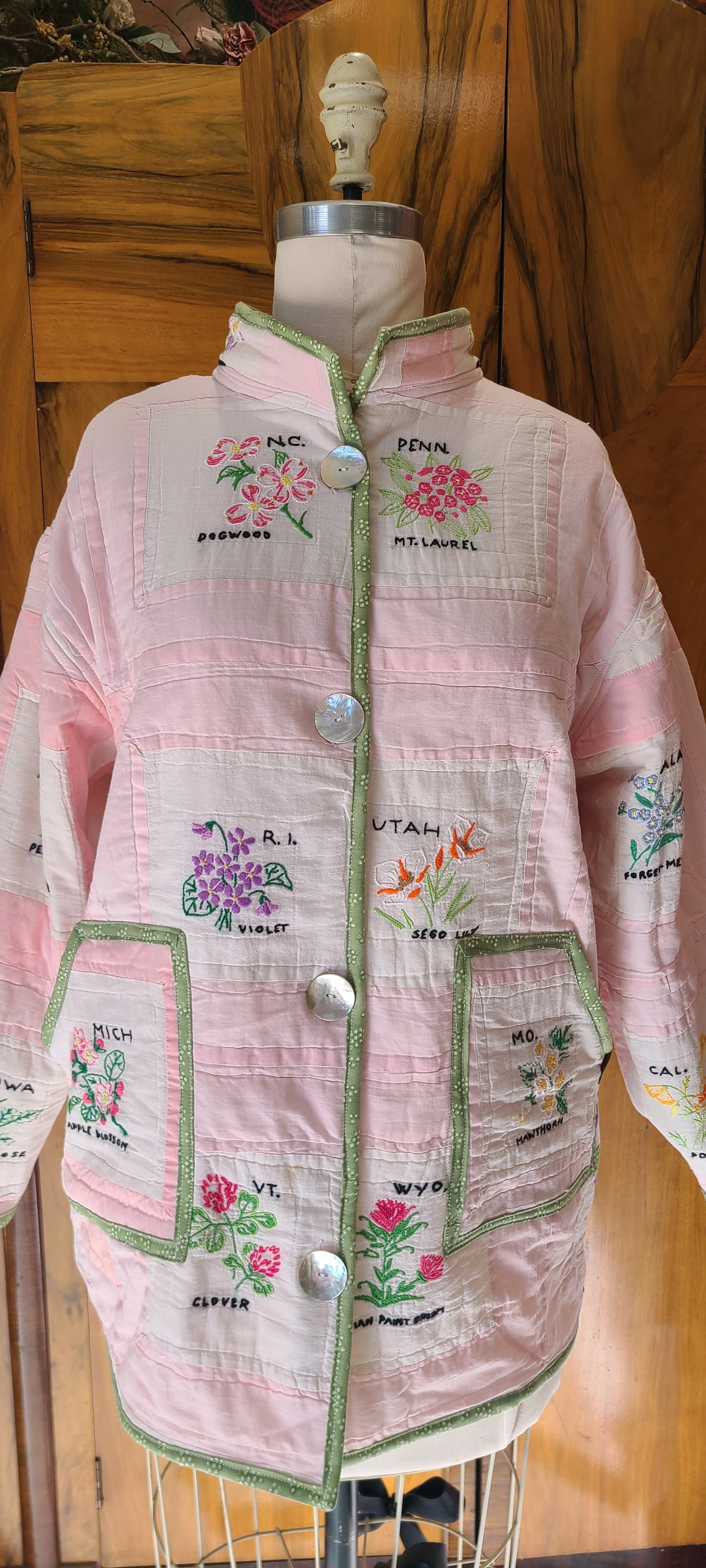 Pink State Floral Chore