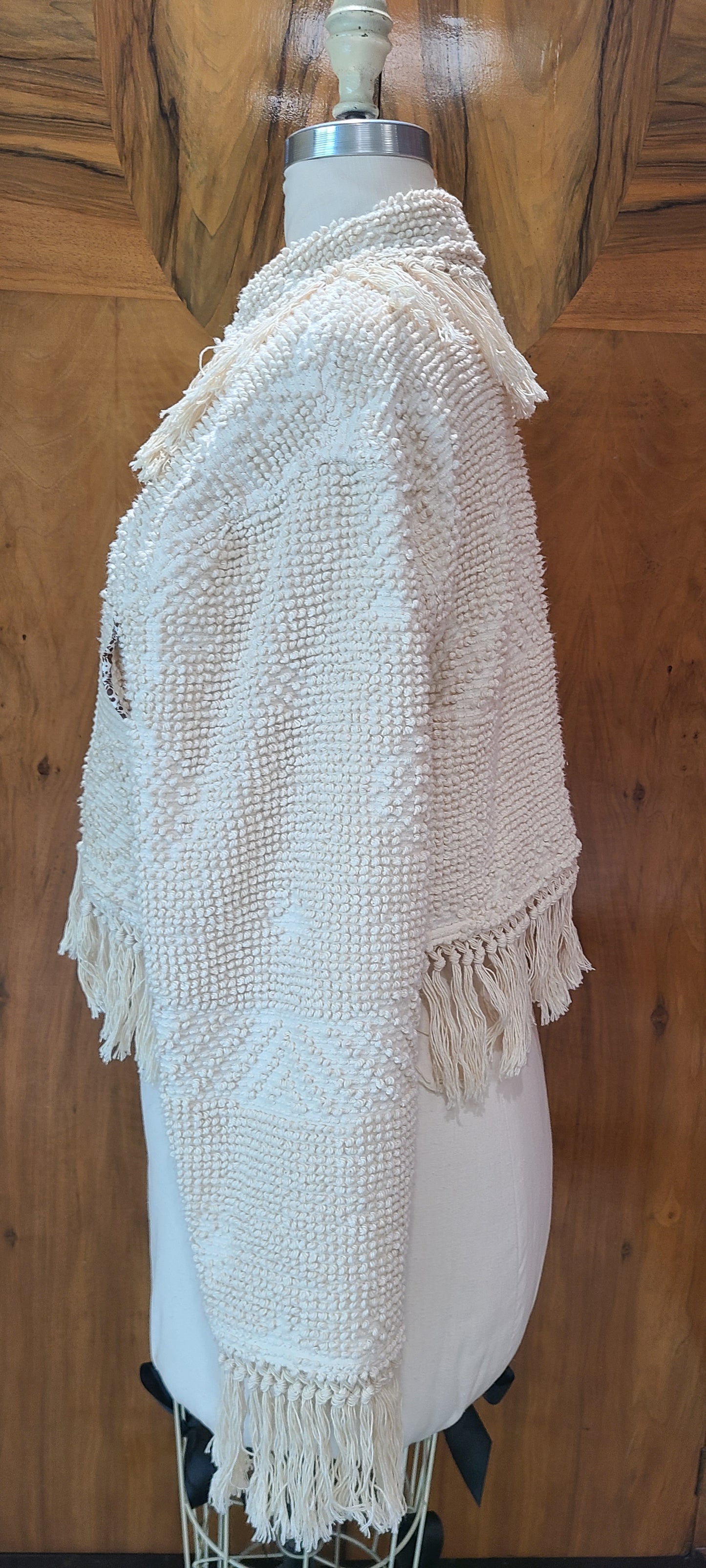 Cropped Chenille with Fringe